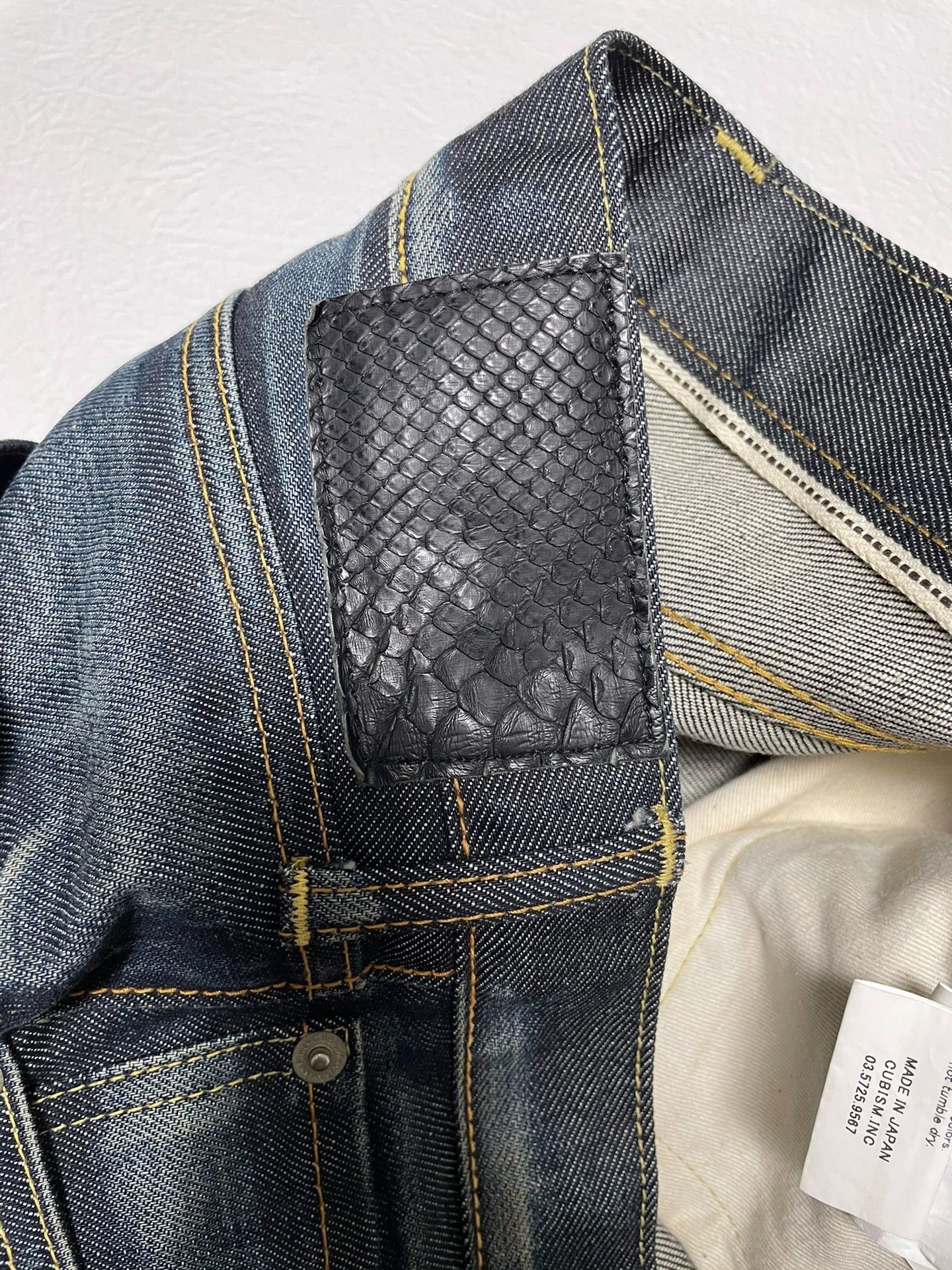 Visvim VISVIM 04NW NON-WASHED Snakeskin Jeans 30 Size US 30 / EU 46 - 3 Thumbnail