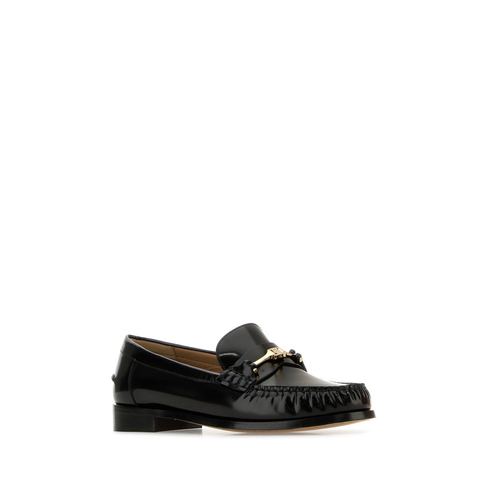 SALVATORE FERRAGAMO Harry Black Leather Loafers New & Authen