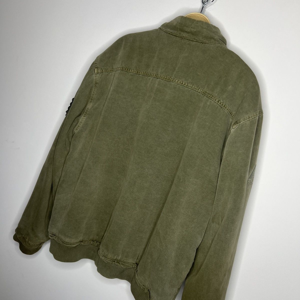 Vintage Vintage Workwear Denim Bomber Jacket Detroit Style Y2K 90s Size US XXL / EU 58 / 5 - 8 Thumbnail