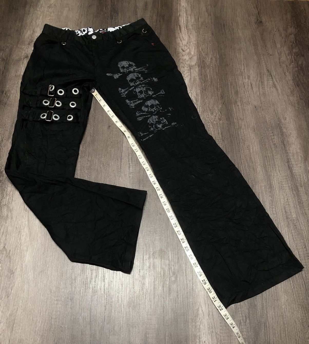 パンツ MAD PUNKS skull garter bontage pants MAD PUNKS skull garter