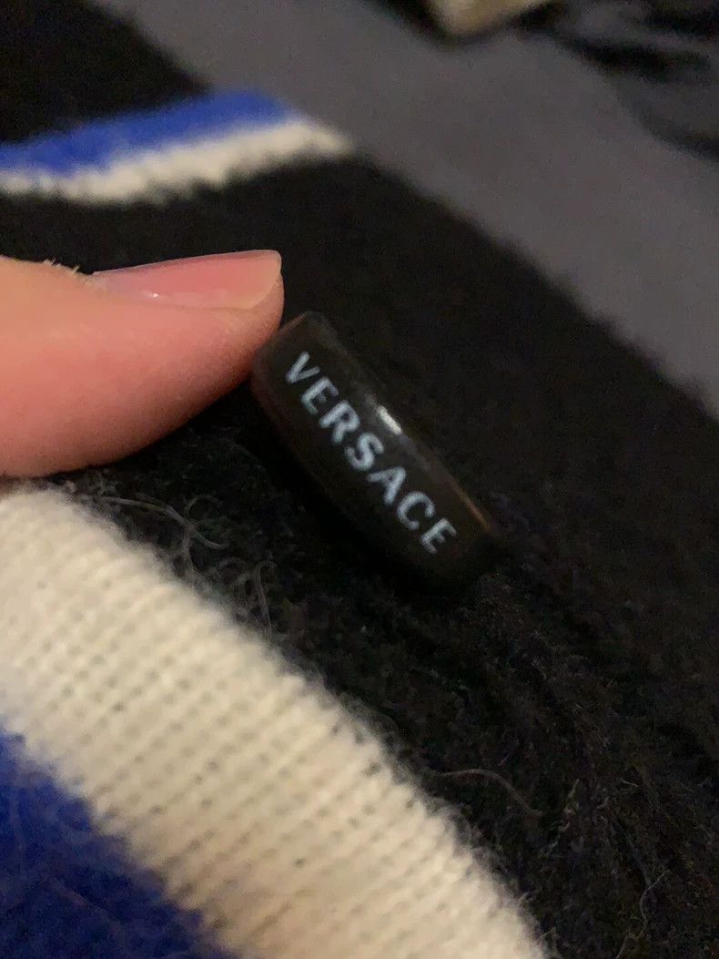 Versace Versace Long cashmere knit hooded coat Size S / US 4 / IT 40 - 2 Thumbnail