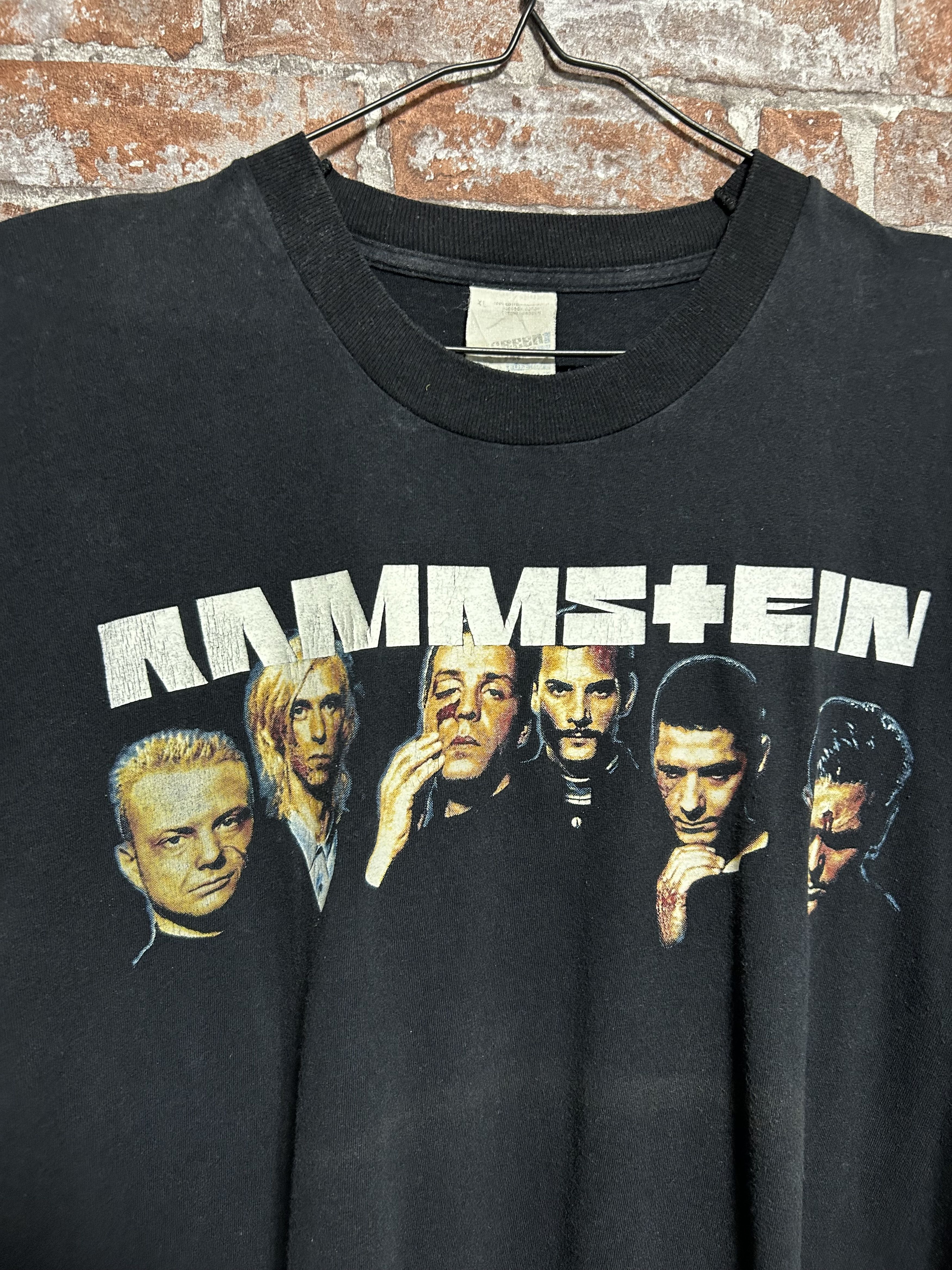 Band Tees Rammstein 90s Vintage Rock Band T-shirt Size US XL / EU 56 / 4 - 3 Thumbnail