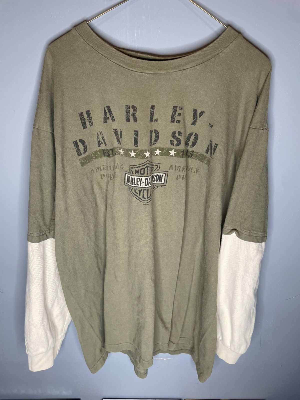 Harley Davison Long Sleeve Biker Tee