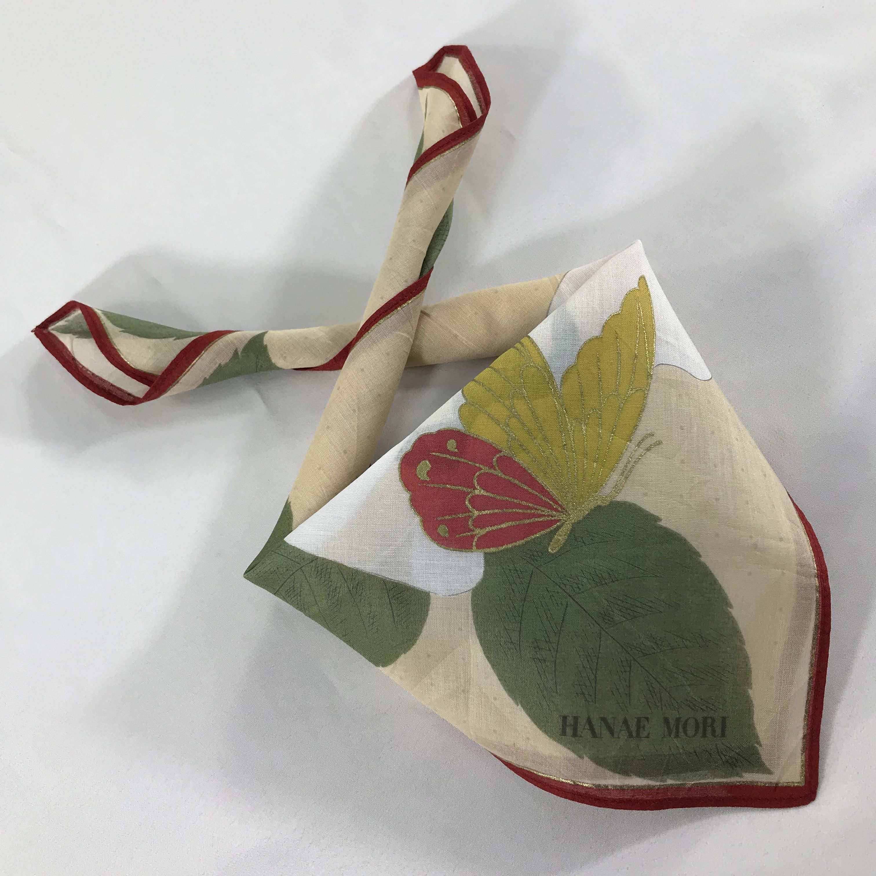 Hanae Mori × Vintage Hanae Mori Bandana/ Handkerchief / Neckerchief Size ONE SIZE - 2 Thumbnail