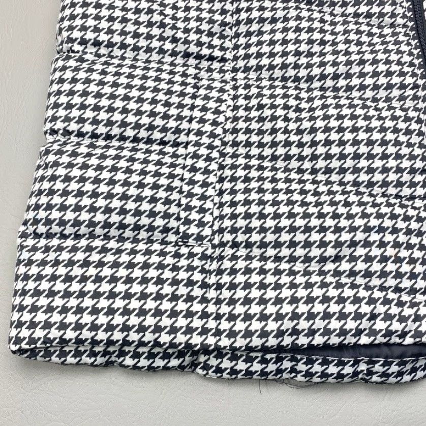 Lands' End Lands End Women 2X Down Puffer Vest Black White Houndstooth Preppy NWT NEW 8105 Size XXL / US 16-18 / IT 52-54 - 3 Thumbnail