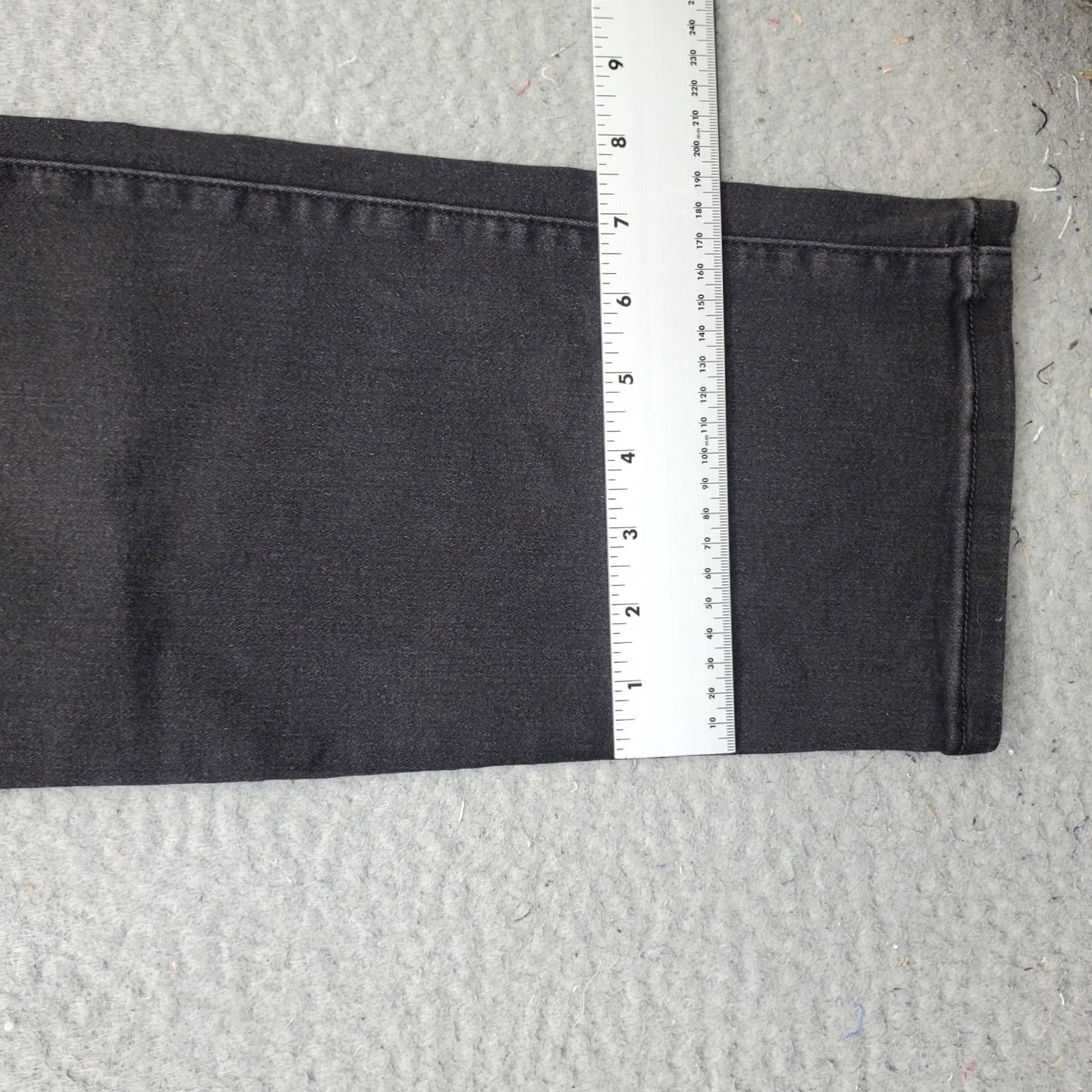 Nine West Nine West Jeans Womens 10 Black Denim Heidi Pull On Straight Leg Size 10 Black Denim Jeans Womens 10 NWT Size 32" / US 10 / IT 46 - 5 Thumbnail