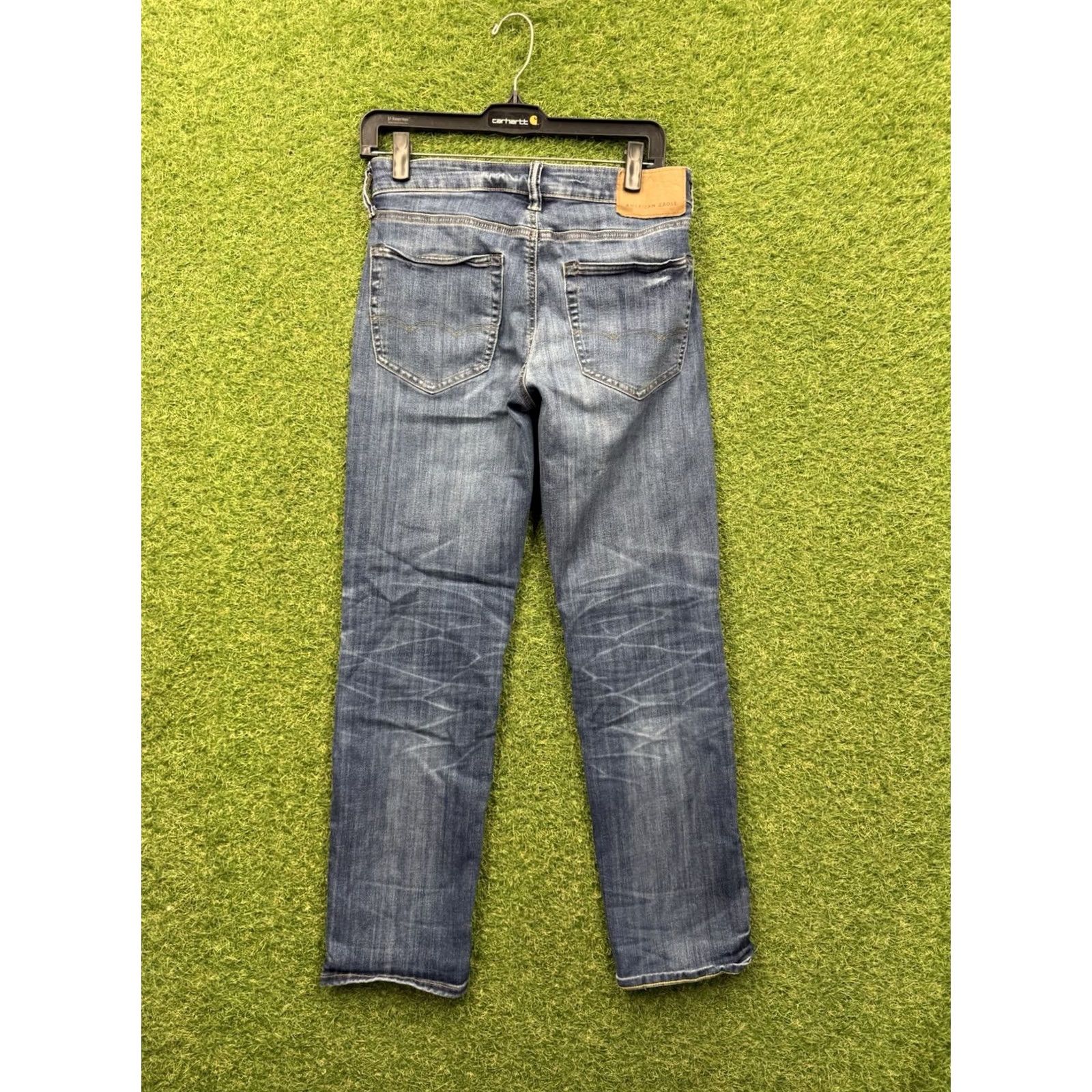 American Eagle Outfitters American Eagle Outfitters Jeans Mens 28 Regular Straight 30 Inseam Denim Blue 2000s Casual Stretch Size US 28 / EU 44 - 2 Thumbnail