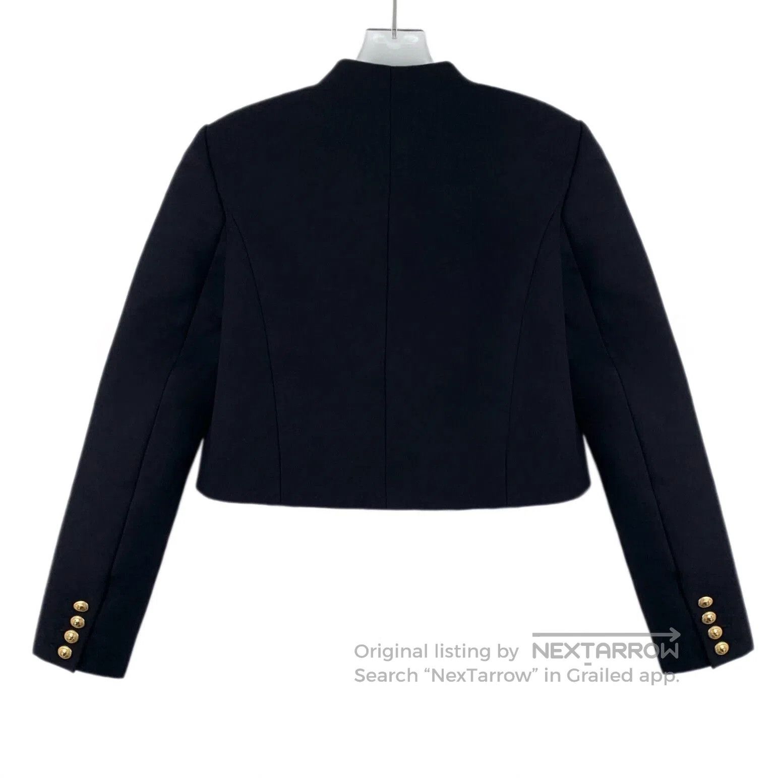 Balmain Balmain Black Wool Long-Sleeve Jacket. Size XS / US 0-2 / IT 36-38 - 2 Thumbnail