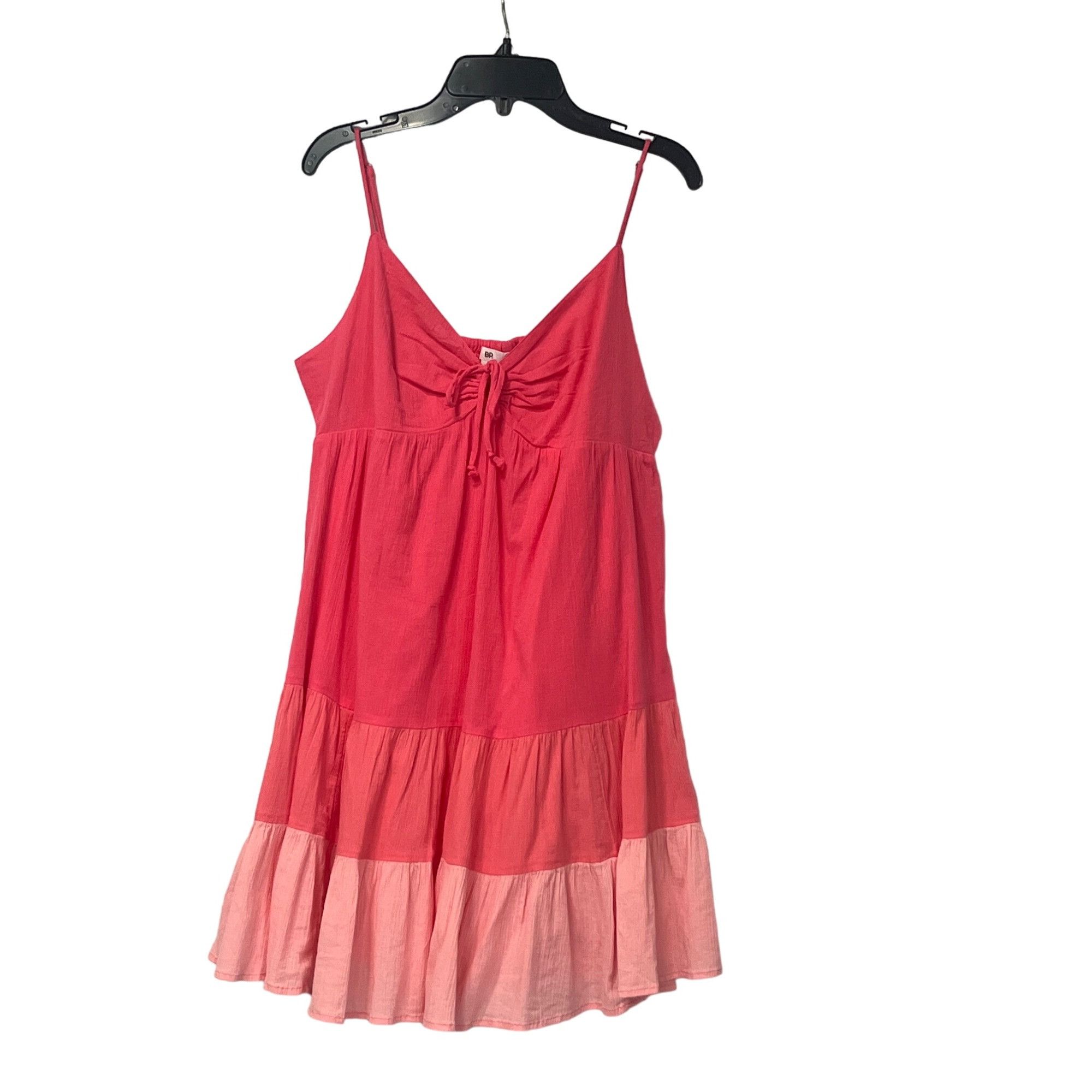 Other Bp Junior's Floral Tiered Cotton Babydoll Dress In Pink Mul Size M / US 6-8 / IT 42-44 - 10 Thumbnail