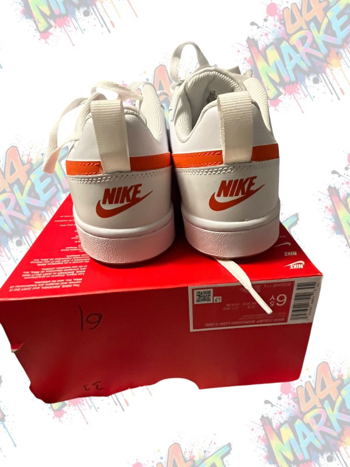 Nike New NIKE COURT BOROUGH LOW 2 (GS) Size US 8 / IT 38 - 2 Thumbnail