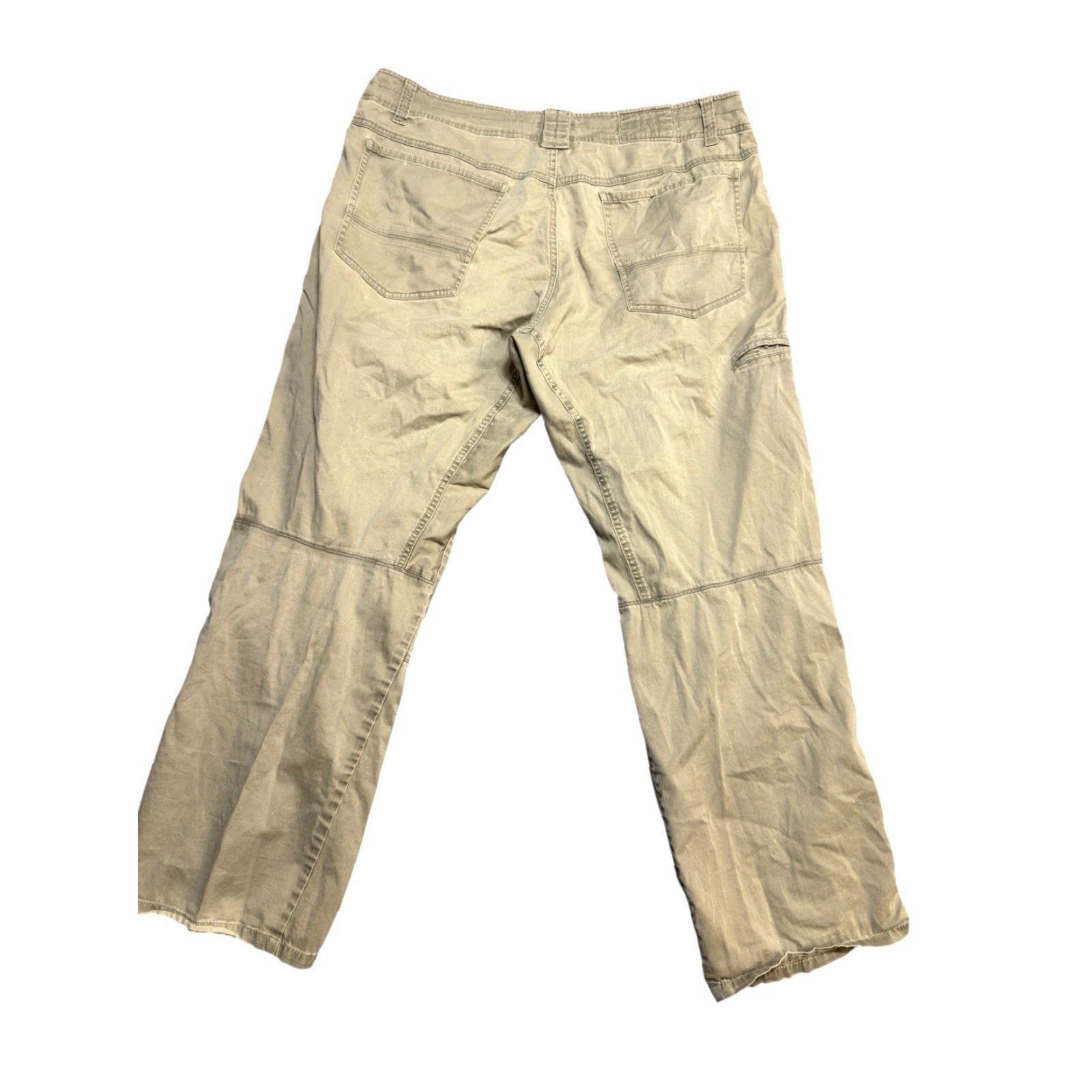 Vintage VINTAGE Kuhl Rydr Crag Series Pants Mens 36x30 Brown Cotton Spandex Canvas 5-Pocket Italian Snap Cool Outdoor Workwear Size US 36 / EU 52 - 2 Thumbnail