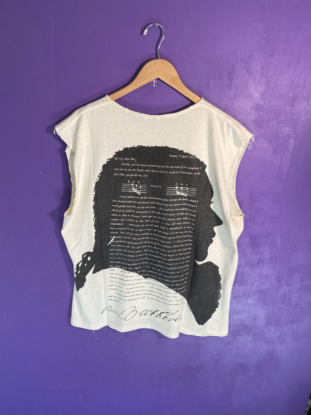 Other Vintage 90s Beethoven big face AOP tank top Size US XL / EU 56 / 4 - 2 Thumbnail
