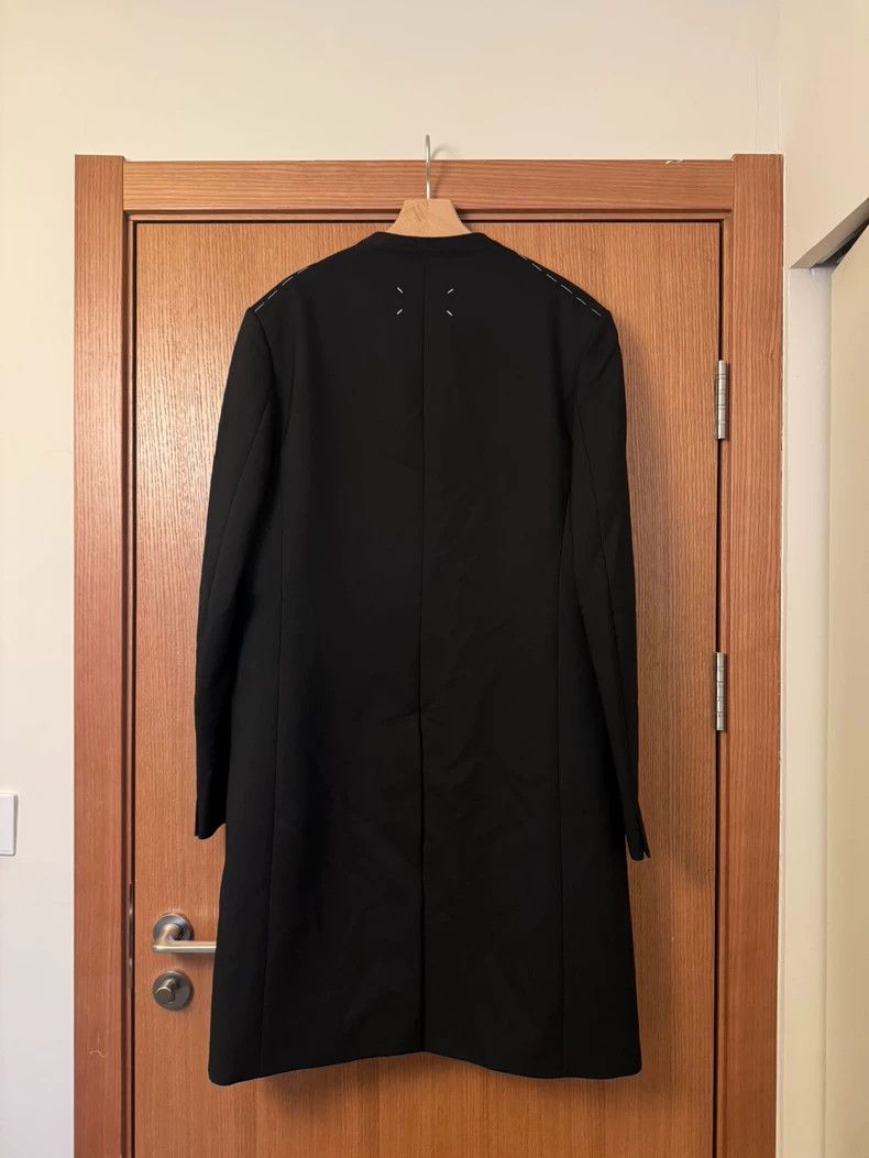 Maison Margiela Maison Margiela Black collarless suit coat 2502-Nextarrow Size US M / EU 48-50 / 2 - 2 Thumbnail