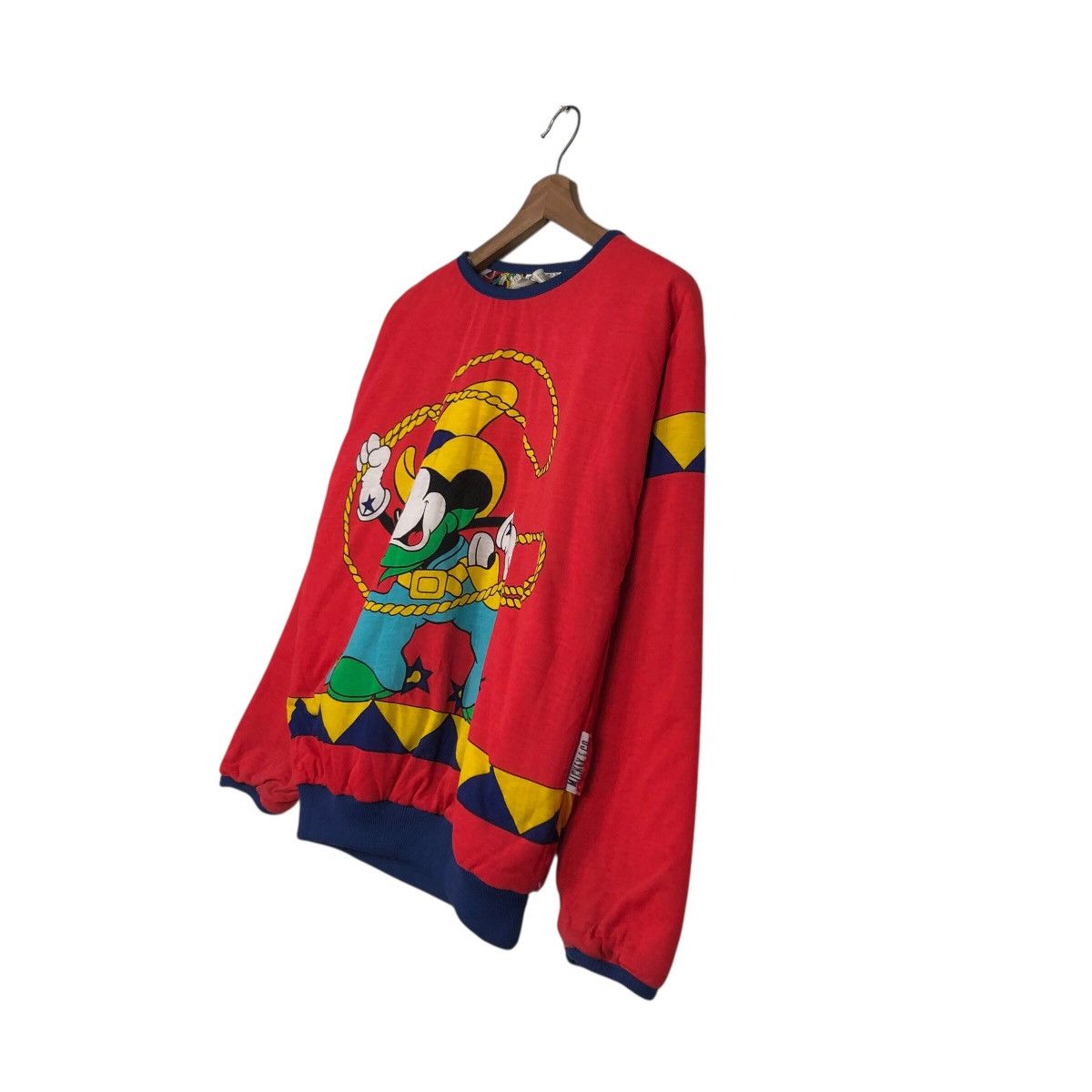 Vintage Vintage Sweatshirt Long Sleeve Mickey Mouse Cartoon BigLogo Size US M / EU 48-50 / 2 - 3 Thumbnail