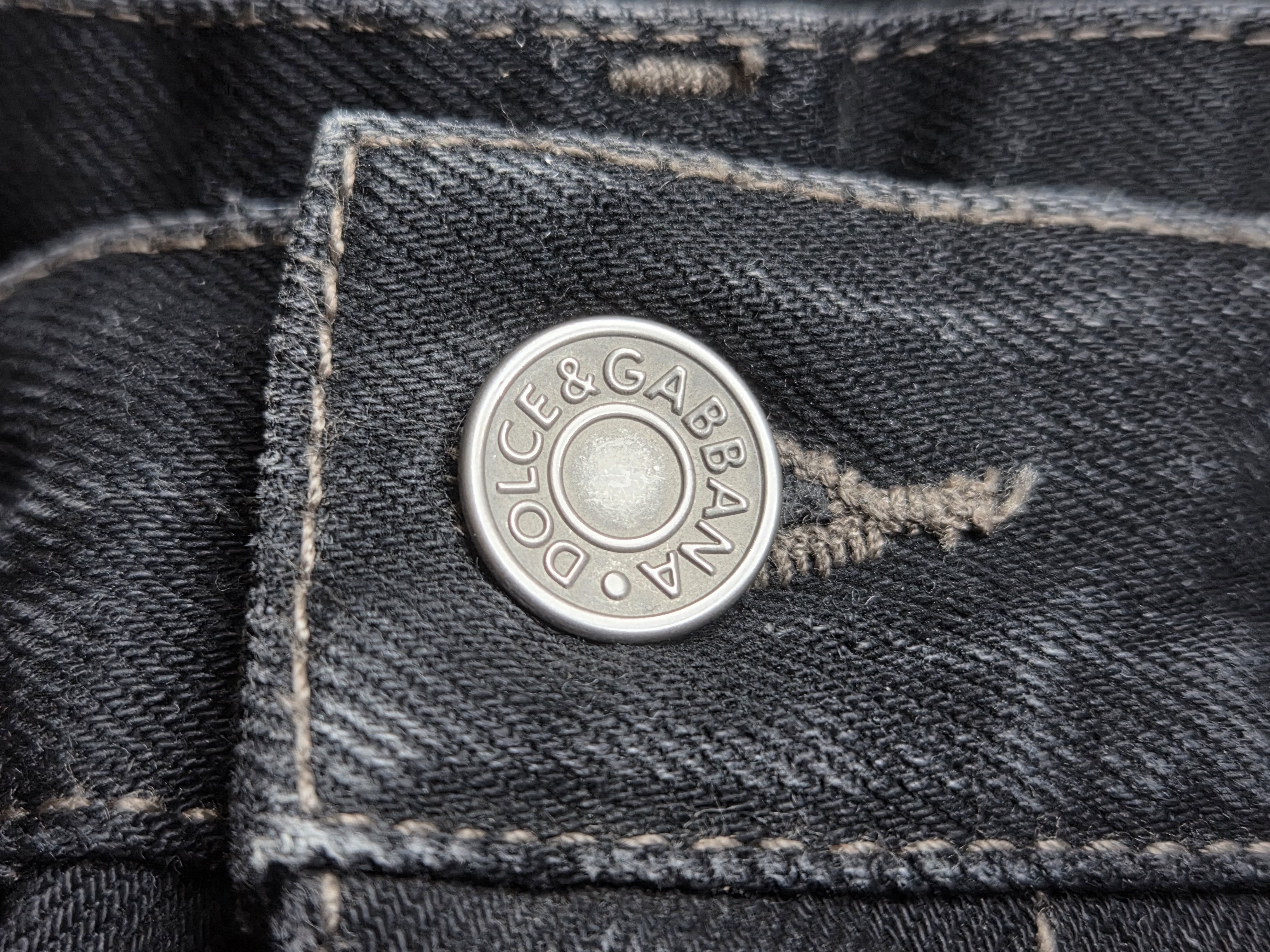 Dolce & Gabbana Dolce & Gabbana Black denim jeans Size US 34 / EU 50 - 6 Thumbnail