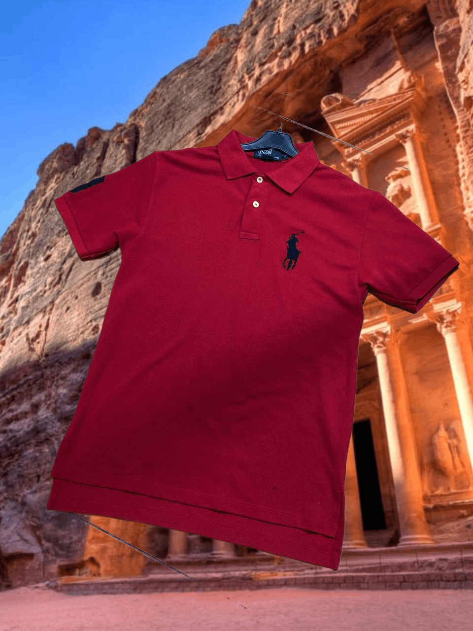 Polo Ralph Lauren Vintage red Polo Ralph Lauren big pony #3 T-shirt Y2K Size US L / EU 52-54 / 3 - 1 Thumbnail