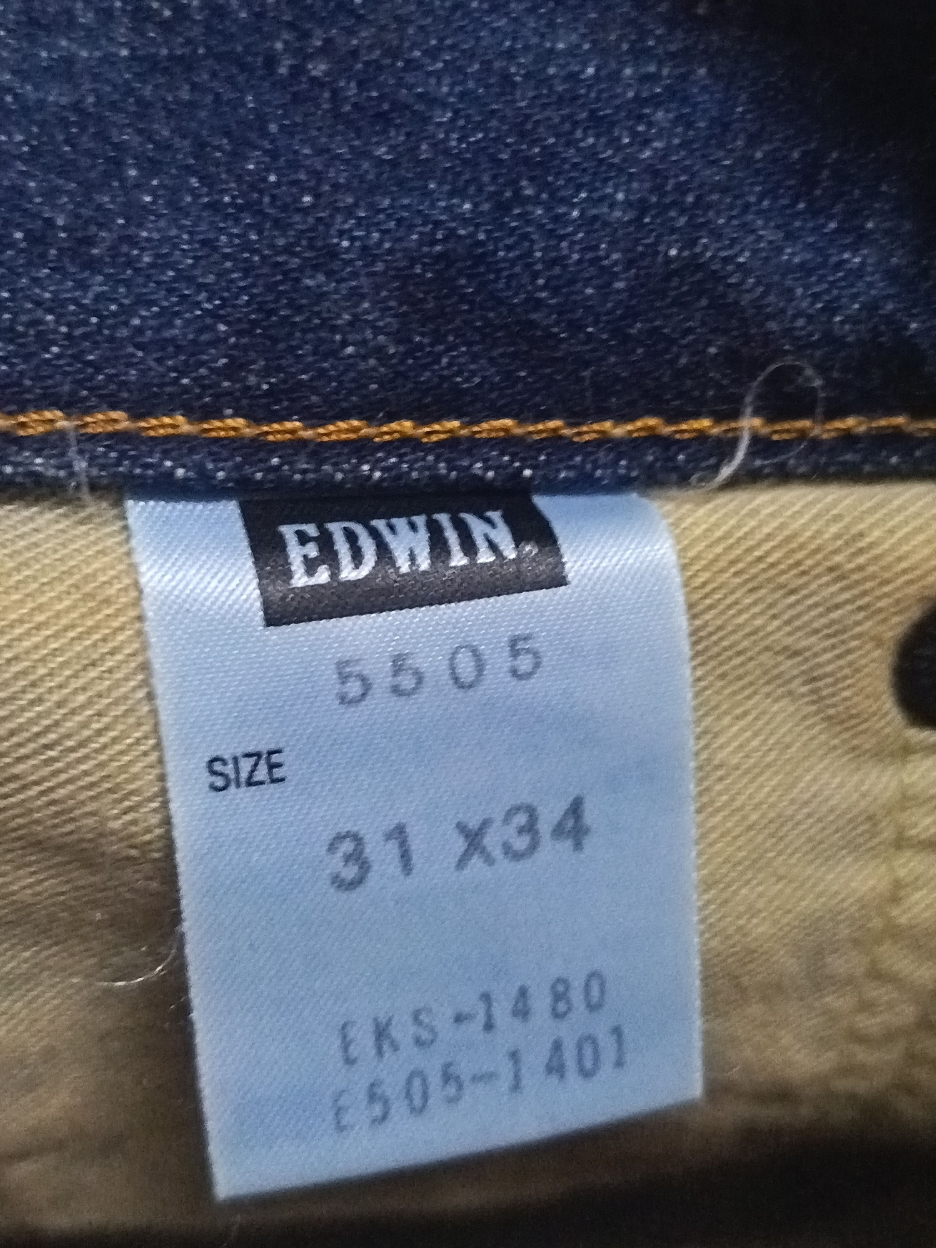 Edwin Edwin 505zx mudwash baggy selvegde Size US 31 - 9 Thumbnail