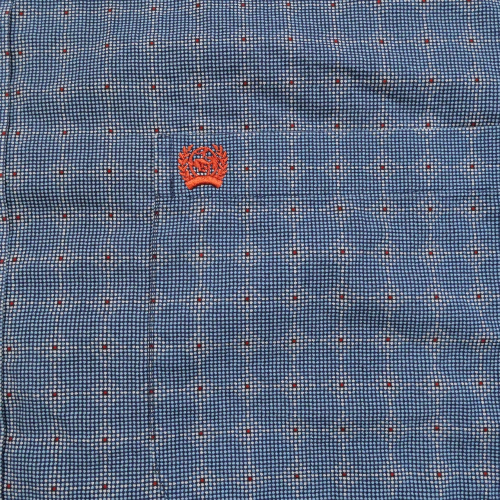 Vintage Cinch Shirt Mens L Blue Geometric Button-Up Long Sleeve Country Size US L / EU 52-54 / 3 - 2 Thumbnail