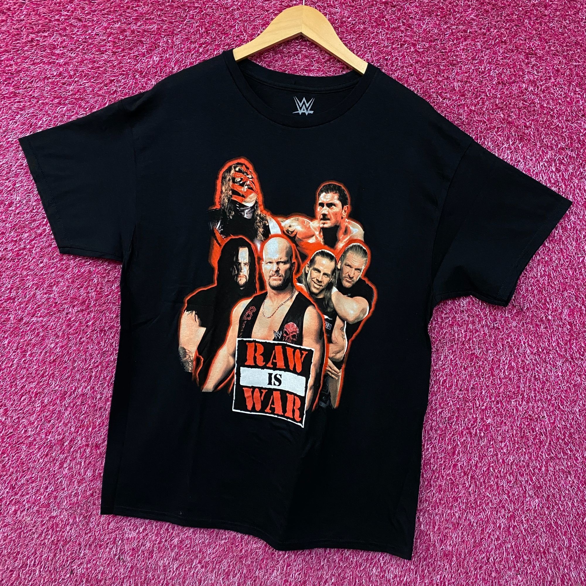 WWE WWE Monday Night Raw Poster Raw is War T-Shirt Large Size US L / EU 52-54 / 3 - 2 Thumbnail