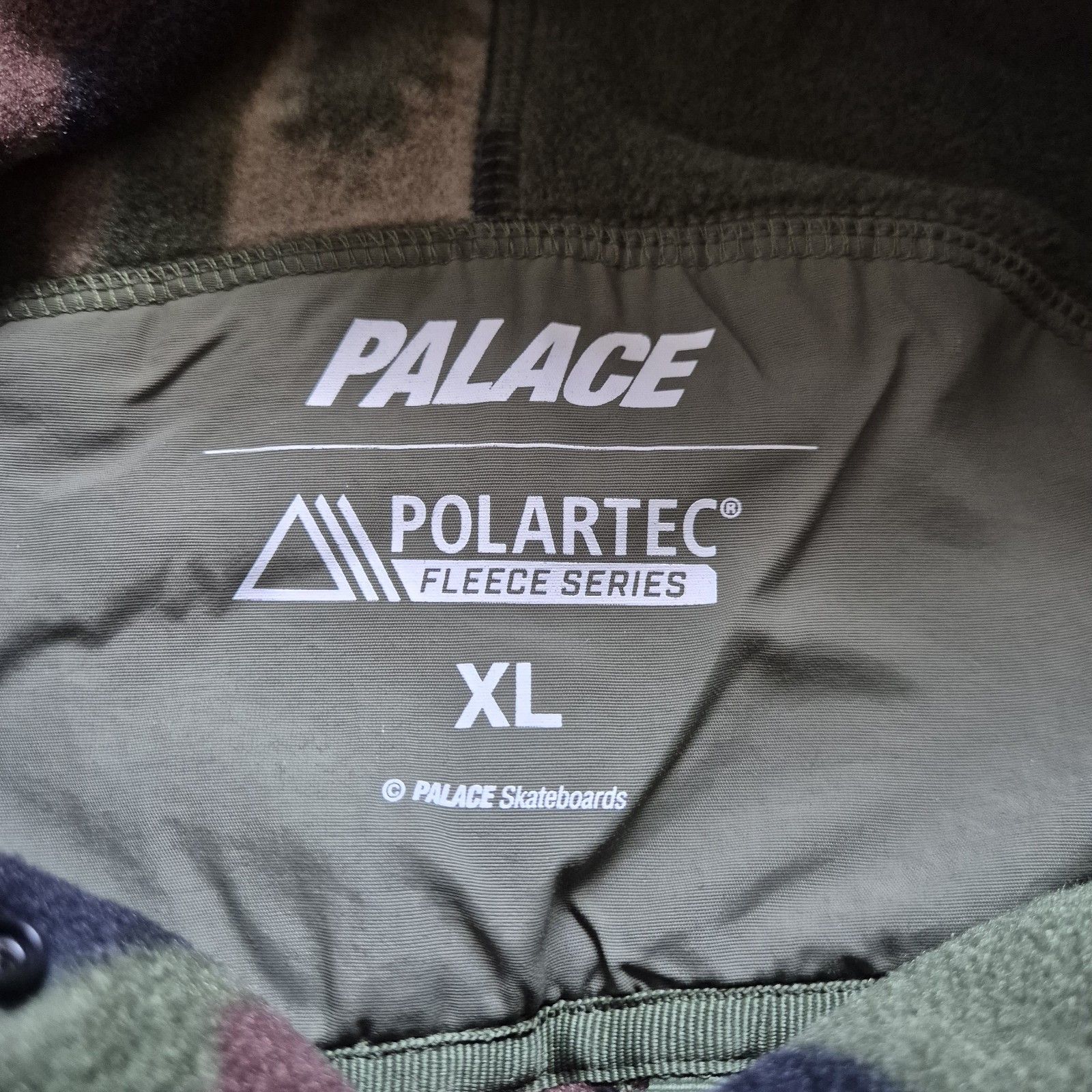 Palace Palace Polartec Lazer Hood Woodland DPM XL Brand New FW23 Size US XL / EU 56 / 4 - 3 Thumbnail