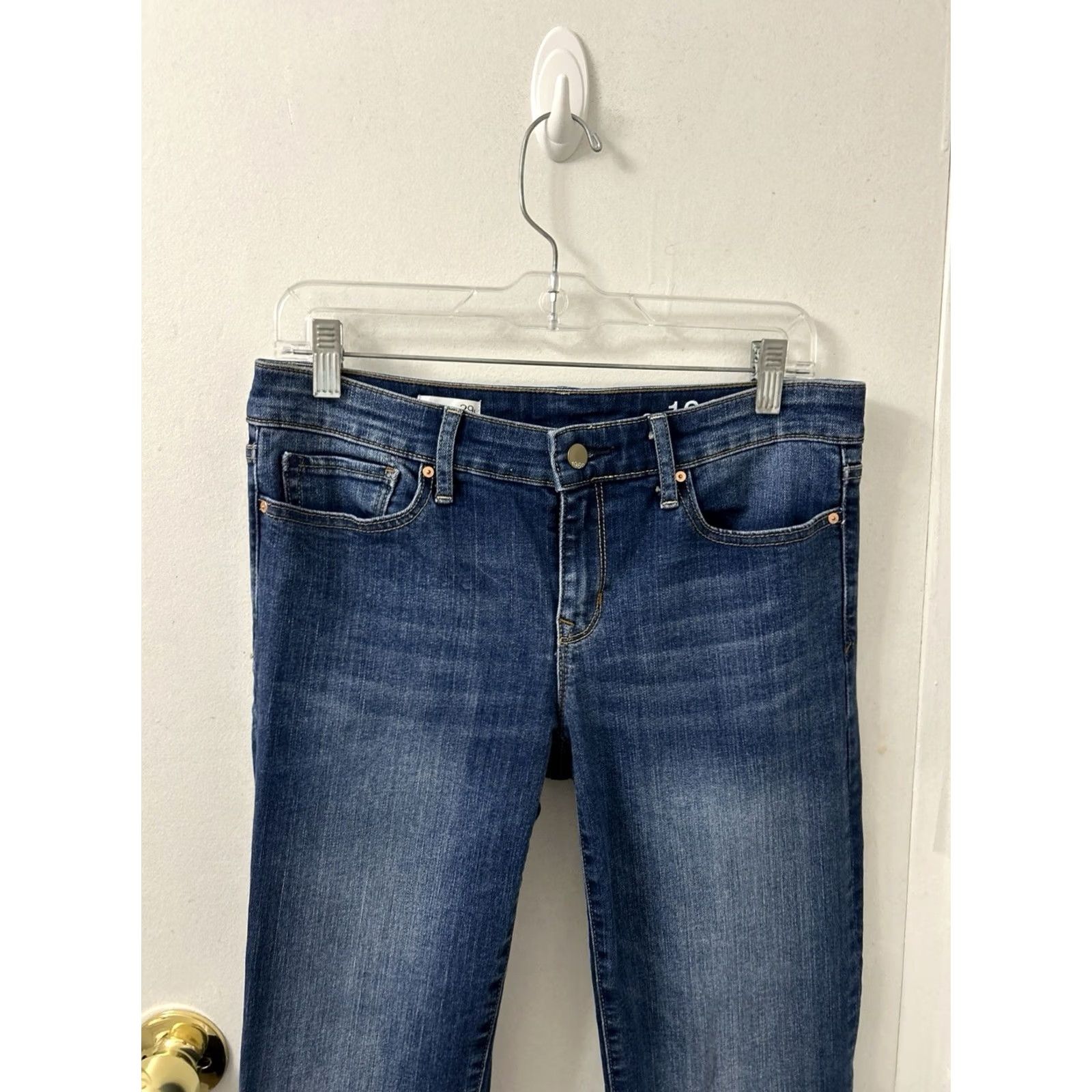 Gap Gap 1969 Sexy Bootcut Jeans Womens 29x34 Medium Wash Blue Stretch Denim Size 29" - 2 Thumbnail