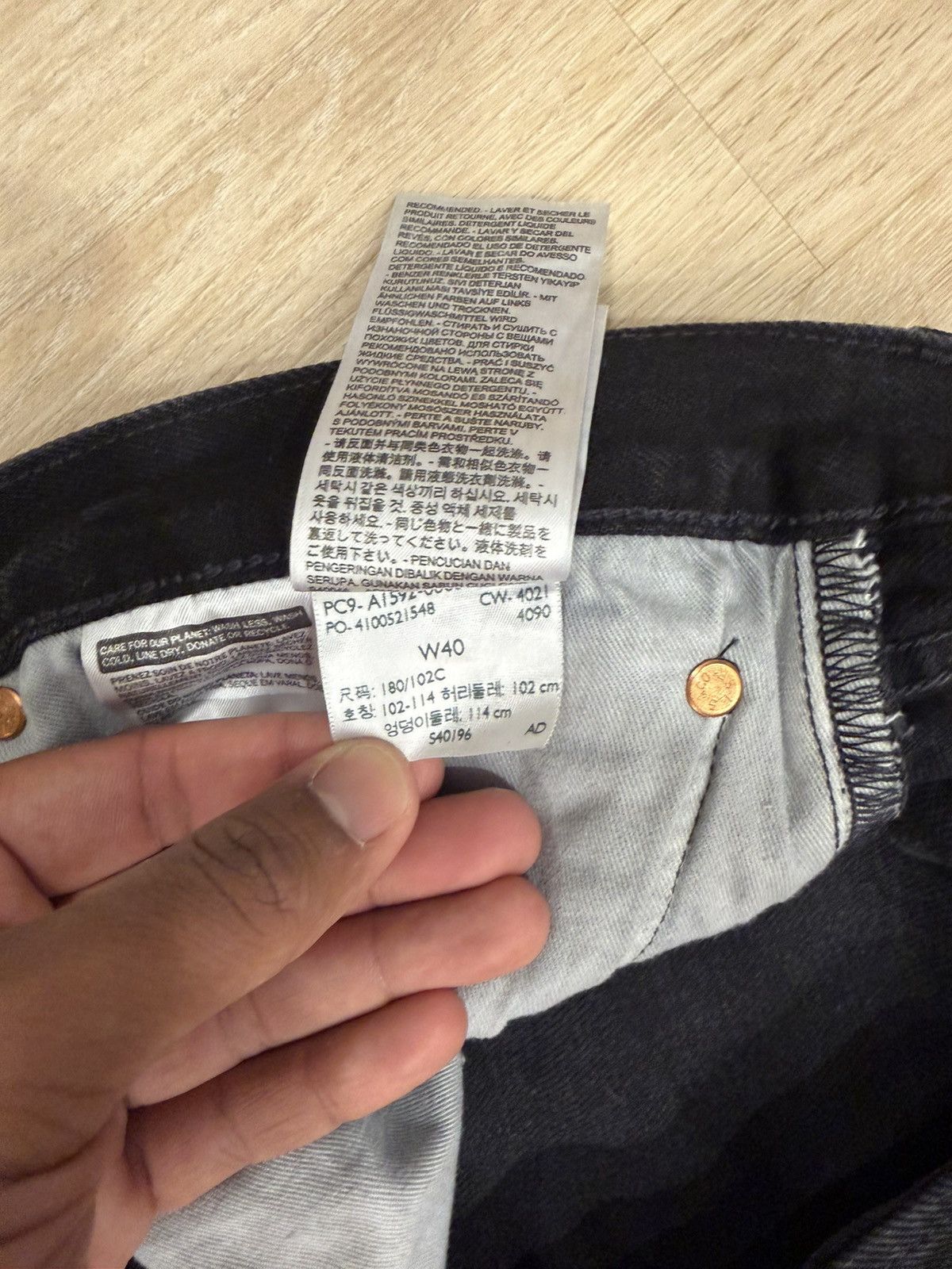 DENIM TEARS Black denim tears cotton wreath jeans Size US 38 / EU 54 - 9 Thumbnail