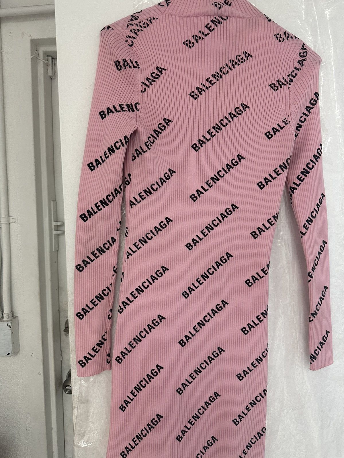 Balenciaga Balenciaga Pink Mid Dress Size S / US 4 / IT 40 - 4 Thumbnail
