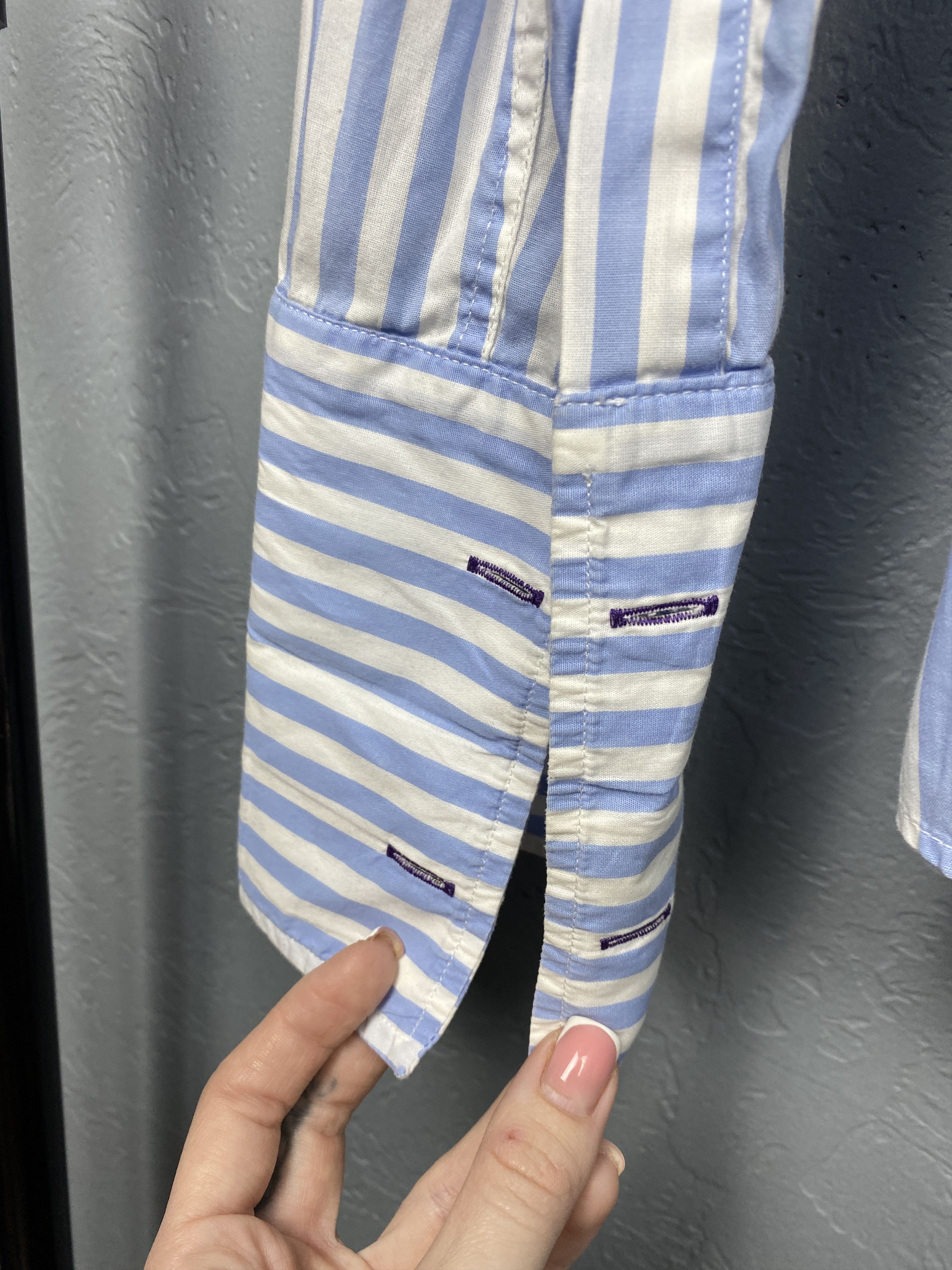 Paul Smith Paul Smith London Long Sleeve Striped Shirt on cufflinks Size US L / EU 52-54 / 3 - 9 Thumbnail