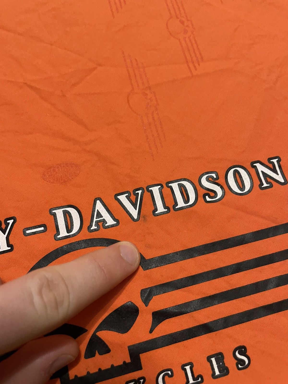 Harley Davidson × Vintage Vintage Harley Davidson Bandana 2006 Size ONE SIZE - 8 Thumbnail