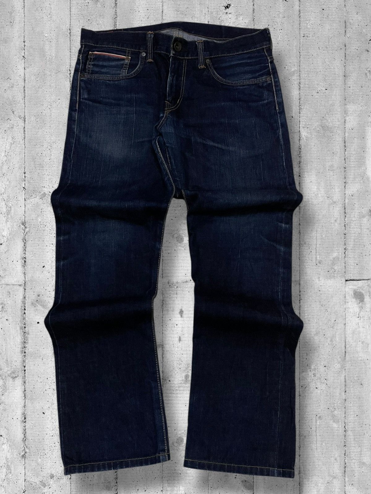 Designer × Edwin × Vintage Vintage Og Designer Japan Edwin Selvedge Distressed Denim Size US 34 / EU 50 - 1 Thumbnail