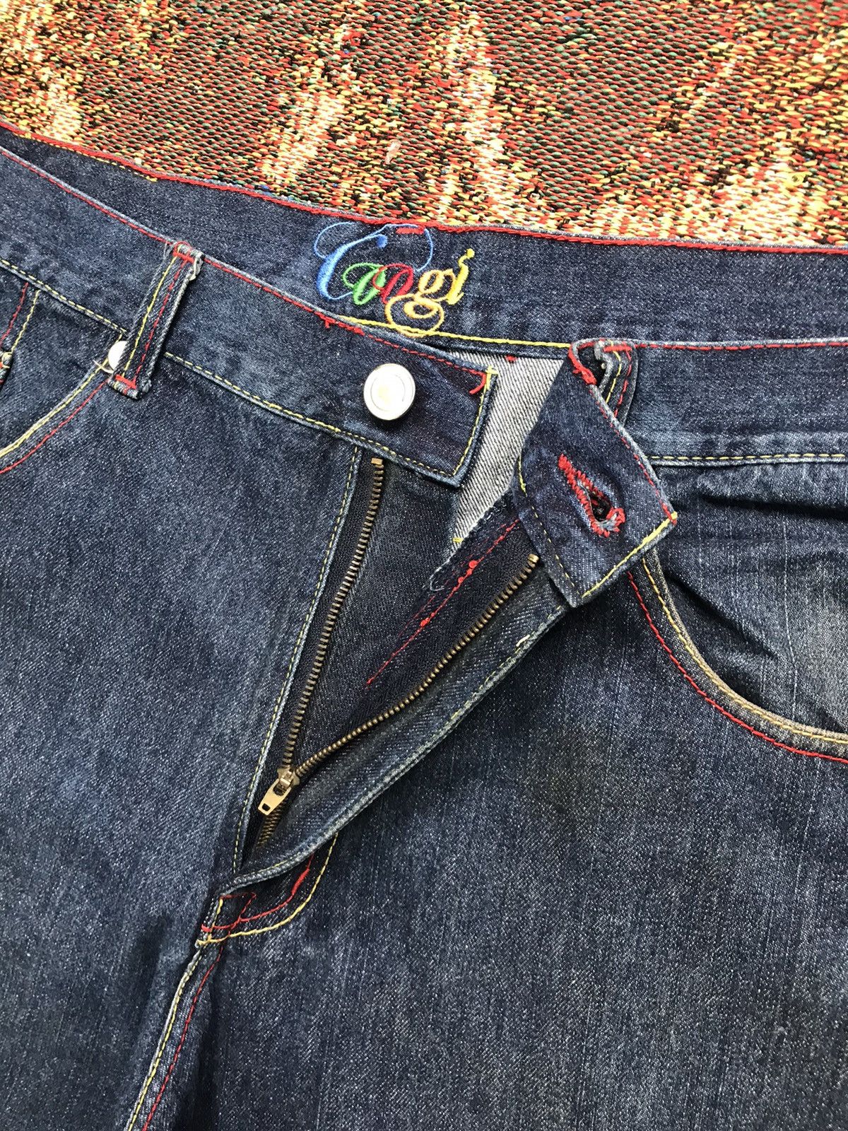 Coogi Vintage Coogi crazy bird embroidered denim jort Size US 40 / EU 56 - 9 Thumbnail