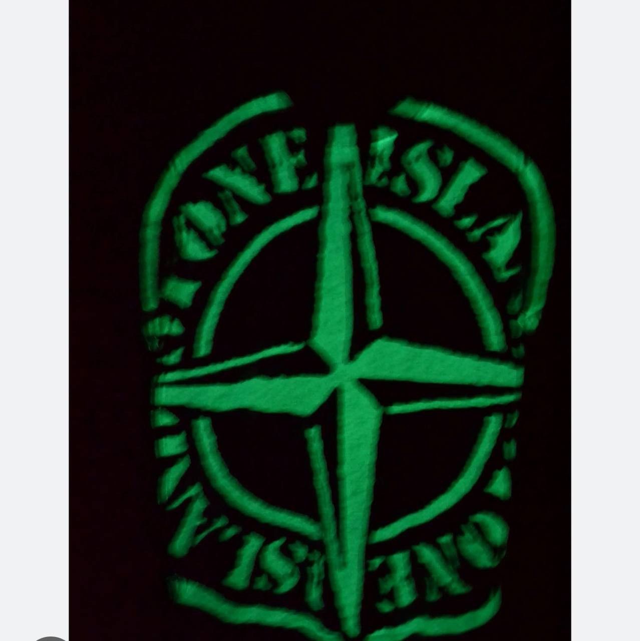 Stone Island Stone Island Glow-in-the-Dark Compass T-Shirt –Black/Size L Size US L / EU 52-54 / 3 - 1 Thumbnail