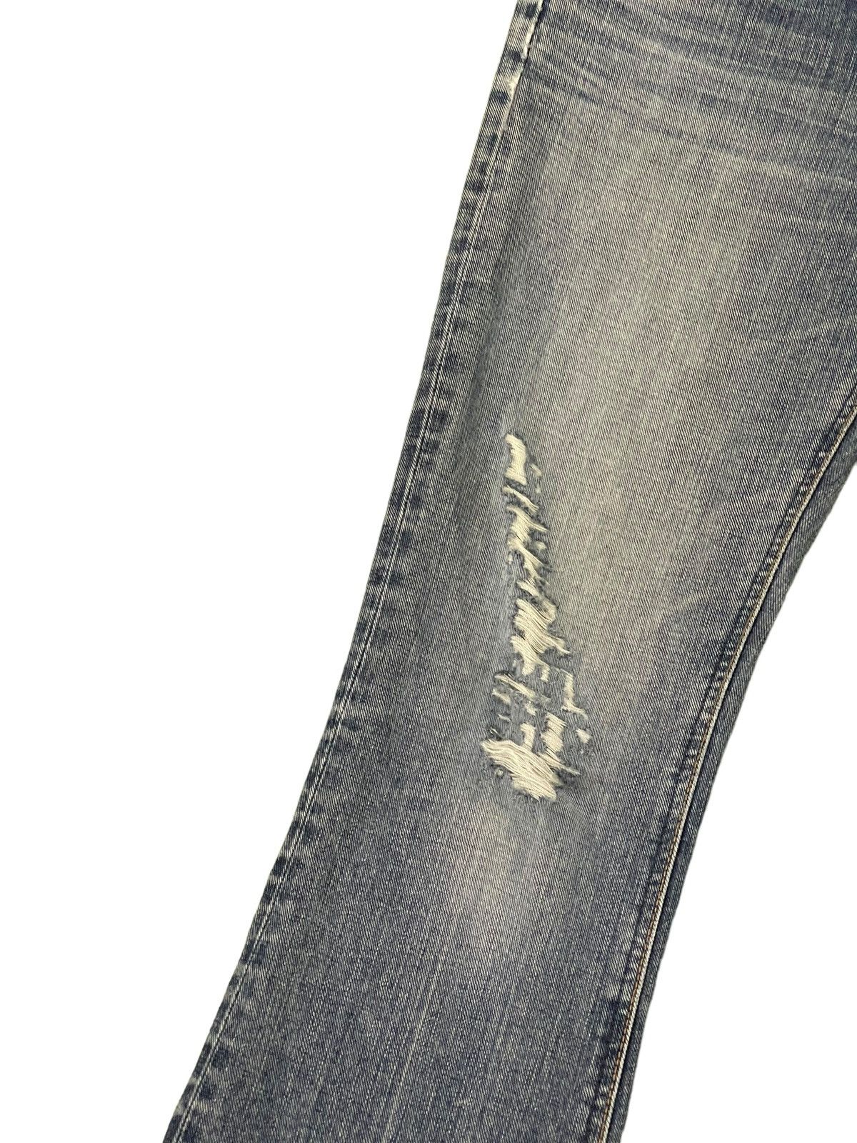 Lee Flare Jeans Lee Japan Distress Low Rise Boot Cut 8🟦6 Size US 31 - 6 Thumbnail