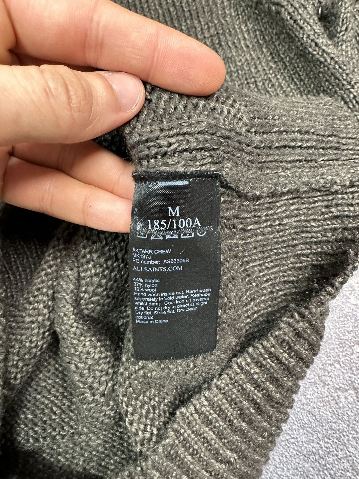 Allsaints AllSaints distressed style sweater Size US M / EU 48-50 / 2 - 13 Thumbnail