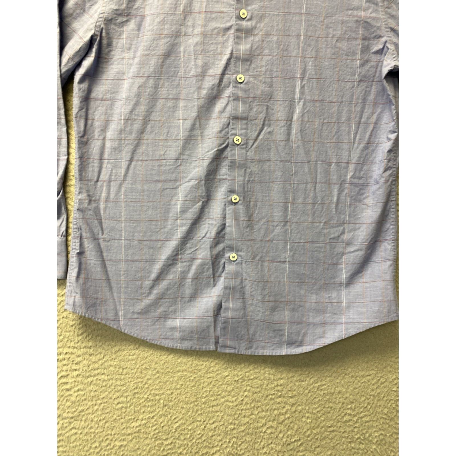 Original Penguin VINTAGE Original Penguin Cotton Shirt Mens Medium Blue Plaid Casual Dresswear Size US M / EU 48-50 / 2 - 2 Thumbnail