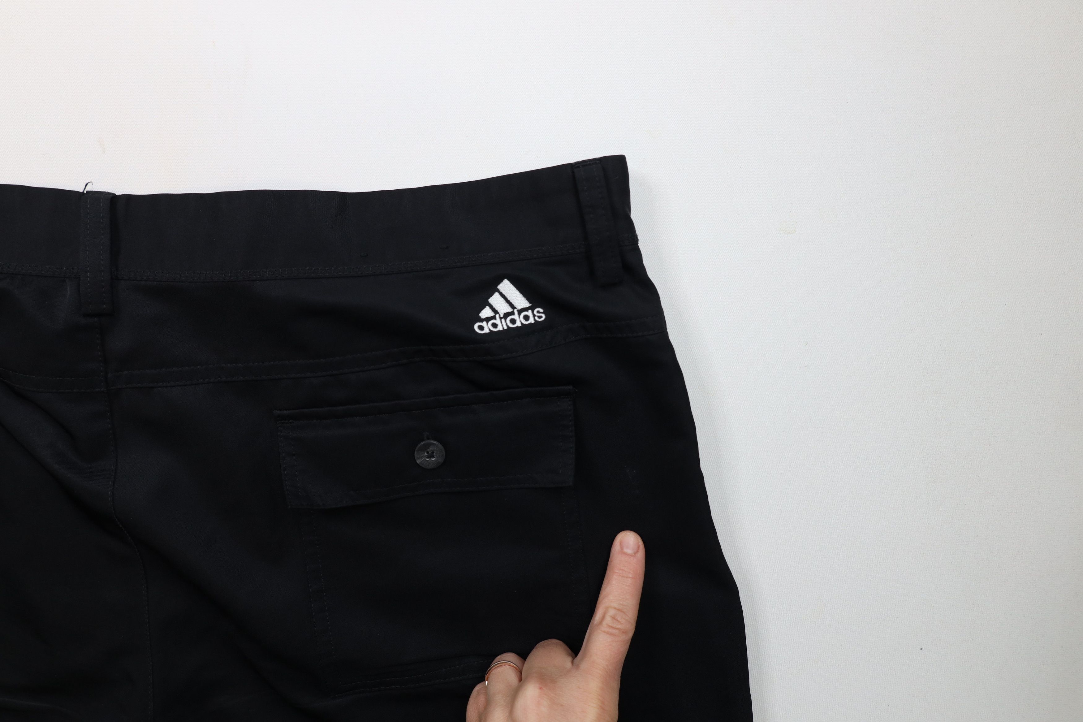 Adidas × Vintage Vintage Adidas Golf Spell Wide Leg Golfing Chino Pants Black Size US 38 / EU 54 - 12 Thumbnail