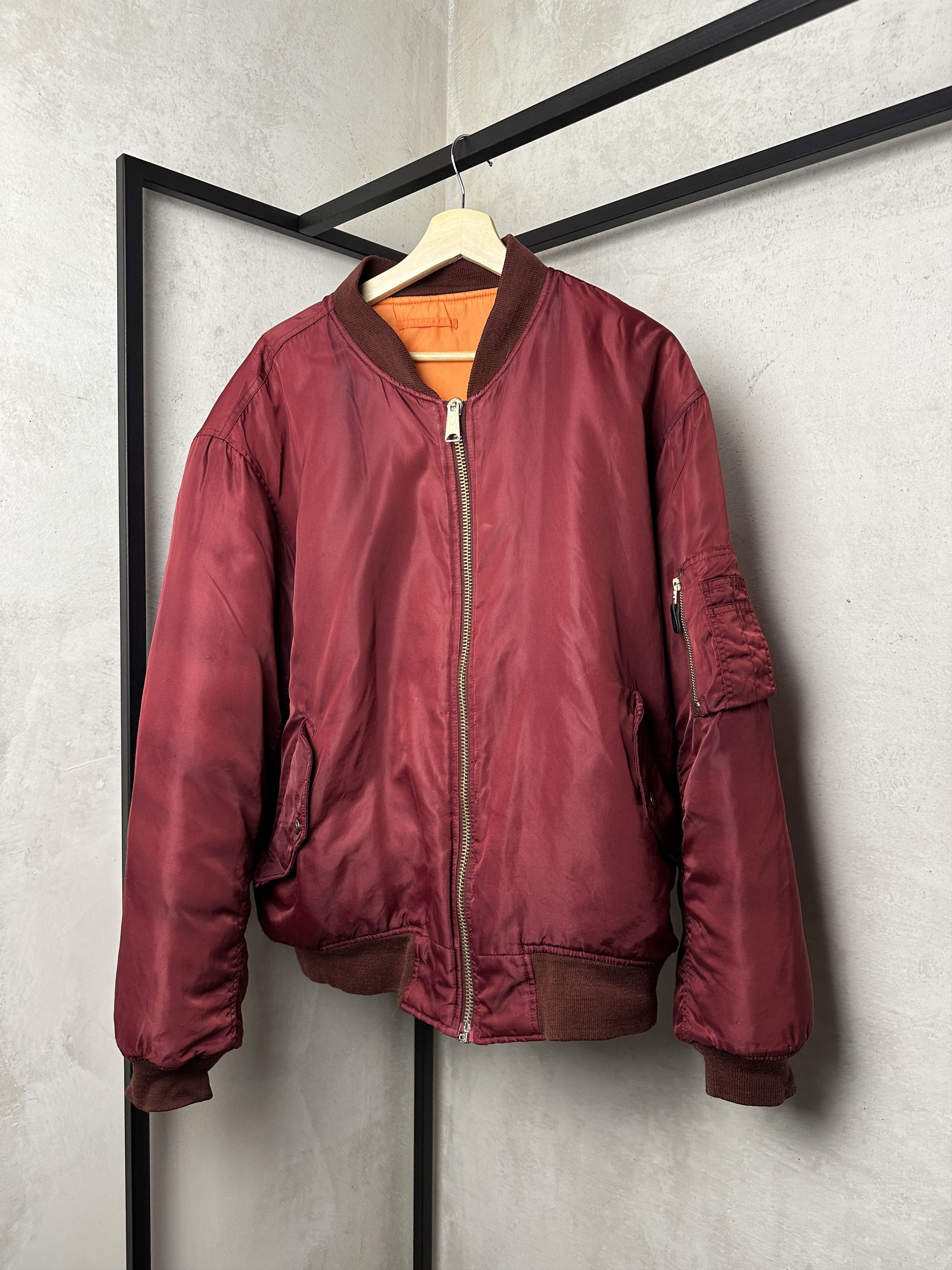 Vintage MA1 Reversible Bomber Jacket Size US XL / EU 56 / 4 - 5 Thumbnail