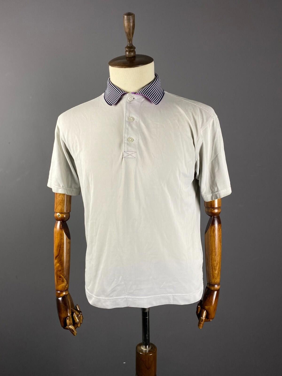 Fjallraven FJ Foot Joy Gray Nylon Sport Short Sleeve Polo Shirt Size M Size US M / EU 48-50 / 2 - 1 Thumbnail