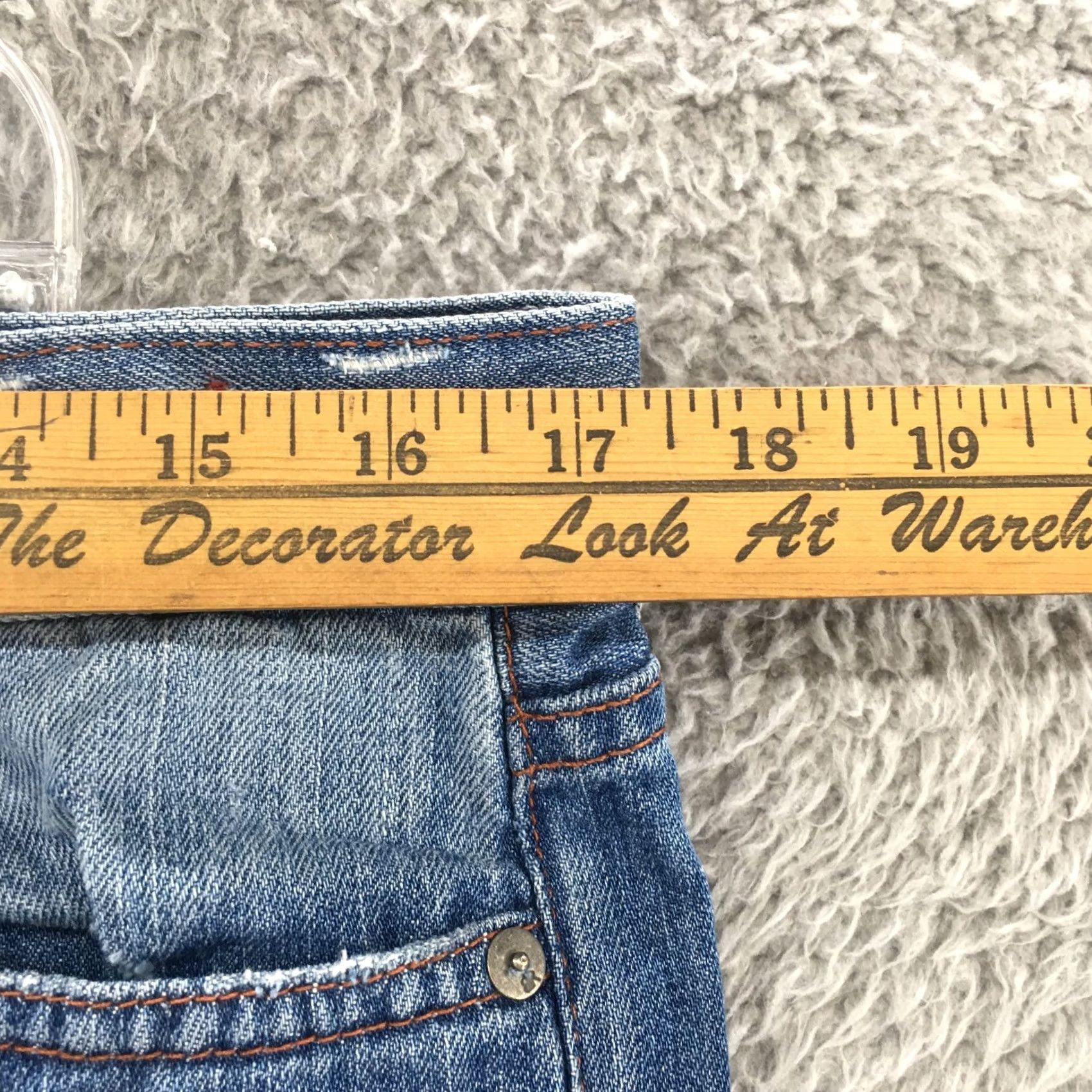 Banana Republic Banana Republic Jeans Mens 30 Blue Light Wash Denim Mid Rise Zip Straight Leg 5-Pocket Regular Cotton Denim Jeans Mens Boys? Size US 30 / EU 46 - 5 Thumbnail
