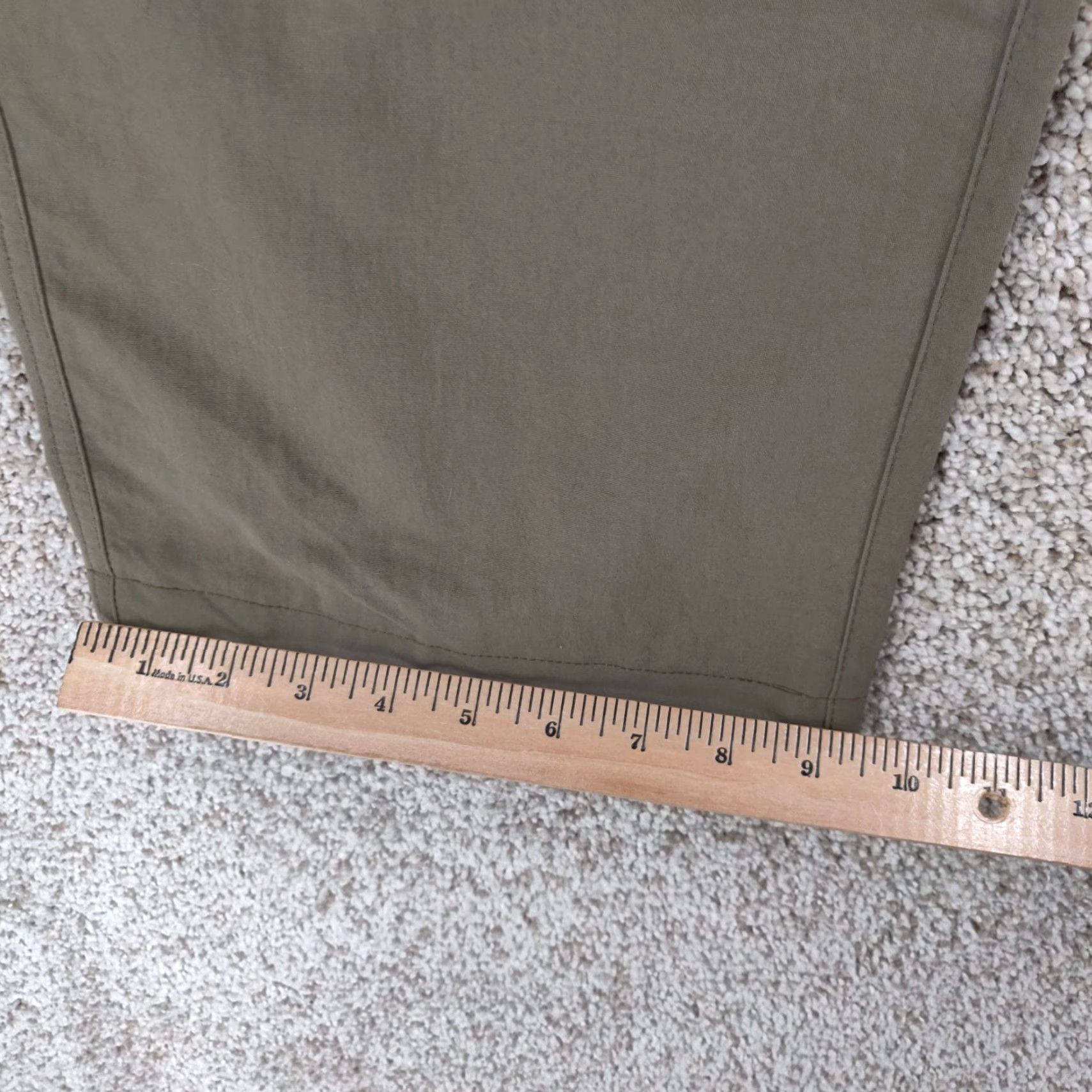 Vintage Clothing Arts Pants Mens 38x26 Green P Cubed Traveler Pickpocket Proof Size US 38 / EU 54 - 6 Thumbnail