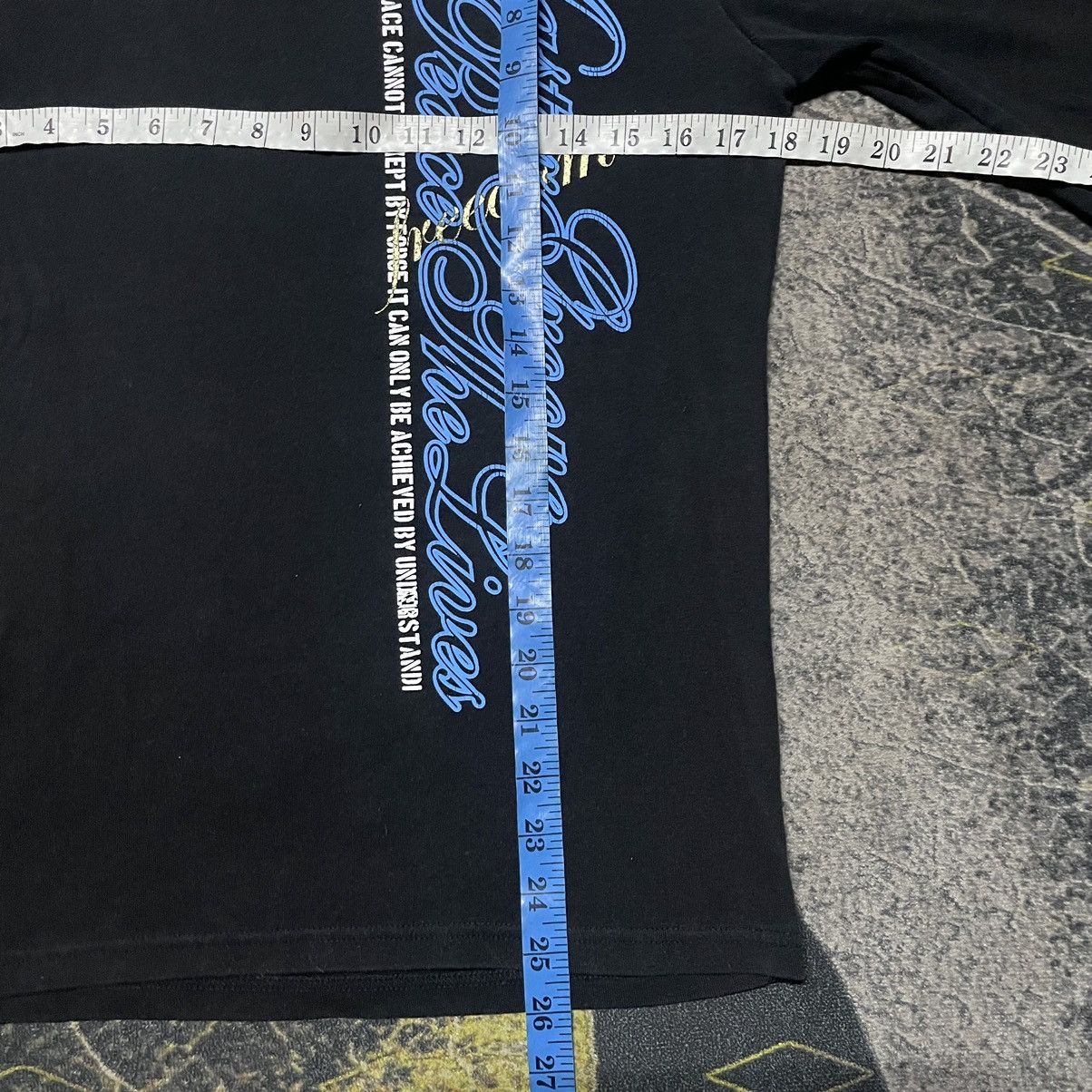 Other 💥Blue Men Trip Peace Quotes Longsleve Tees Size US S / EU 44-46 / 1 - 5 Thumbnail