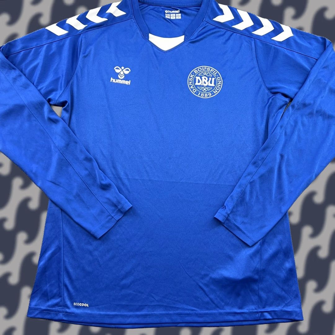 Hummel Denmark Goalkeeper Football Jersey Large Shirt 2018 2019 Camiseta Mens