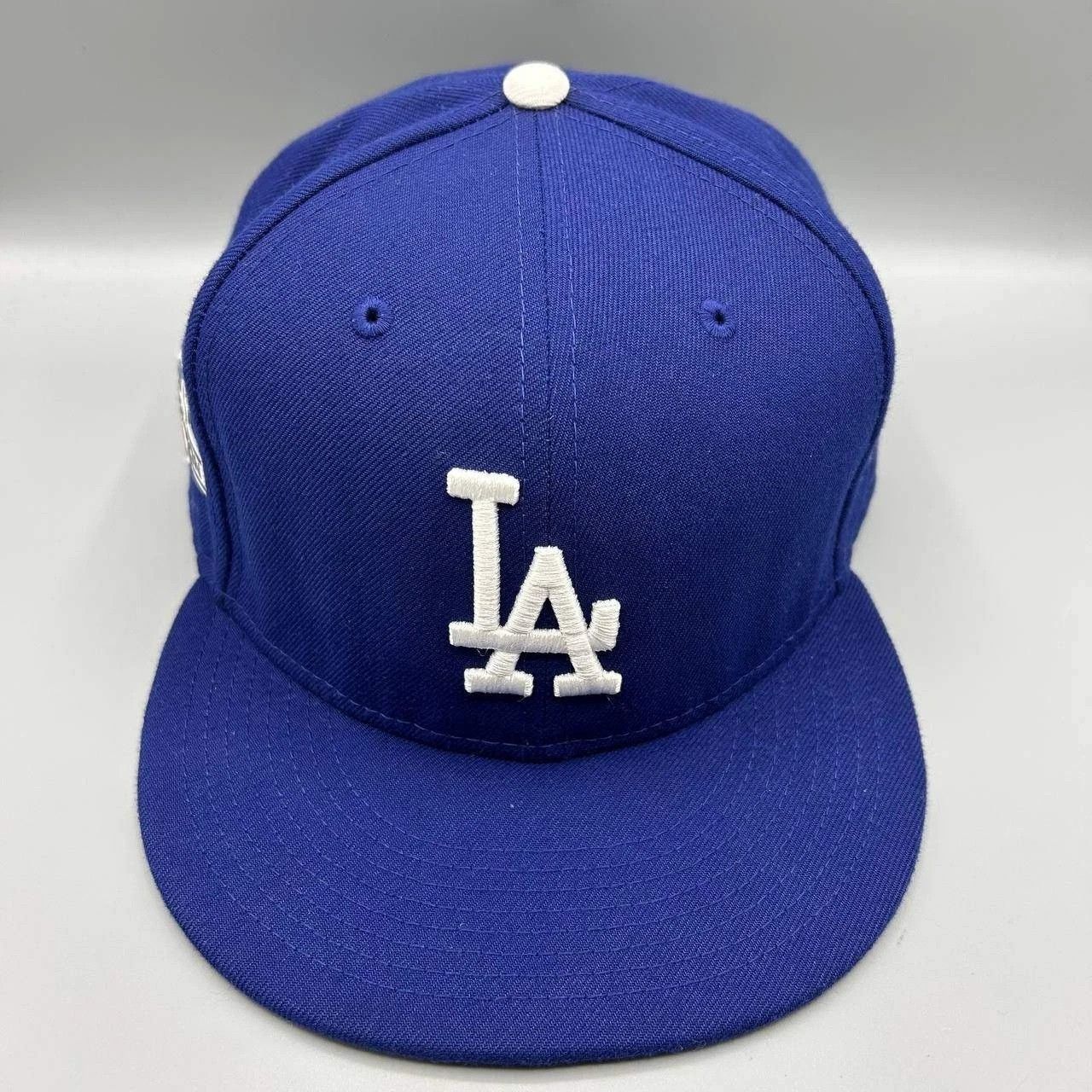 New Era Los Angeles LA Dodgers Hat Men 8 Blue Post Season Fitted Cap Size ONE SIZE - 1 Thumbnail