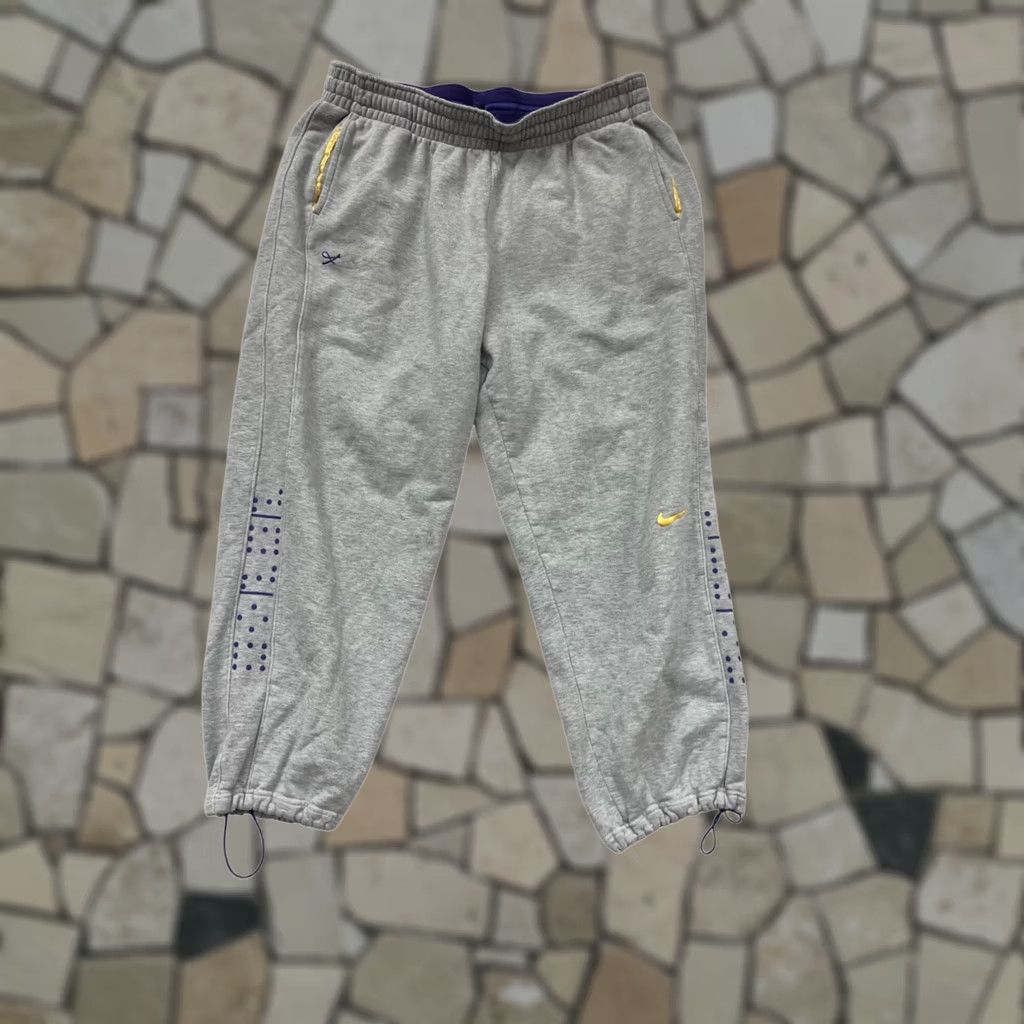 Nike Nike Gray Sweatpants 3XL Mens Pants 100% Cotton Elastic Waist Cuffs Sweatpants Activewear Size US 39 - 1 Thumbnail
