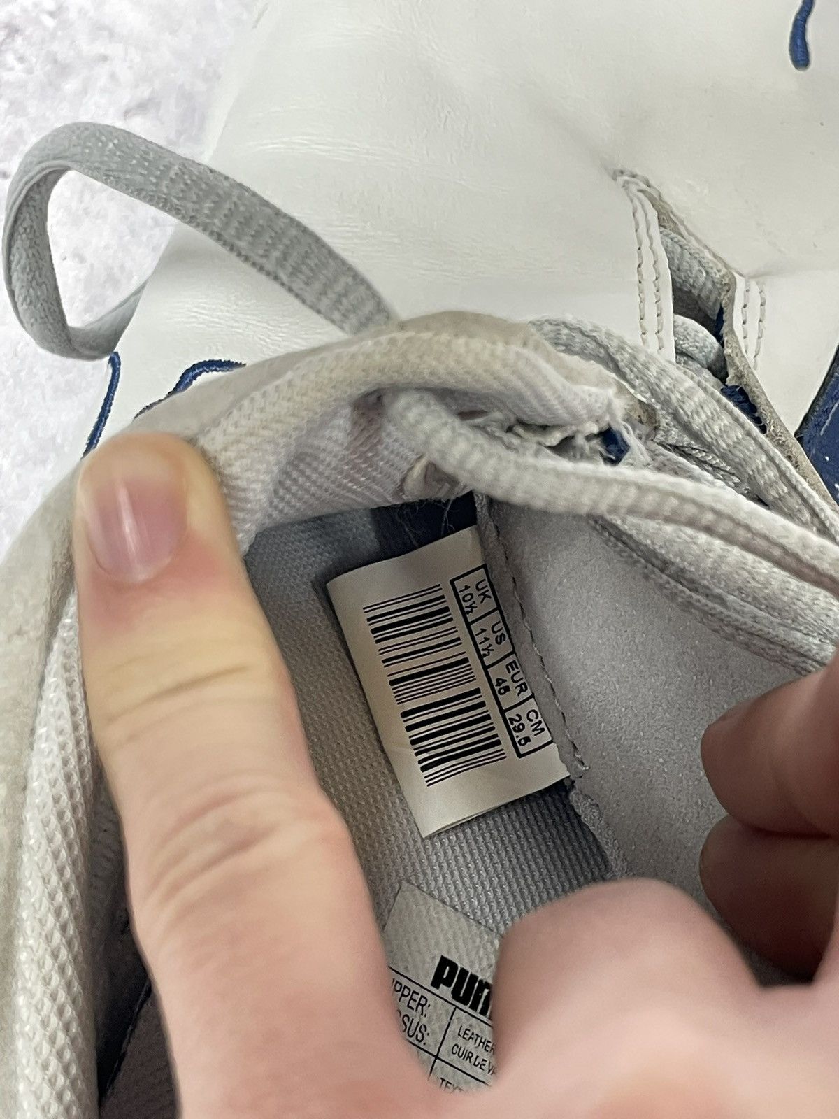 Puma × Vintage Vintage Y2K BMW Puma speedcat grey navy sneakers Size US 11.5 / EU 44-45 - 17 Thumbnail