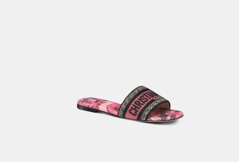 Dior o1w1db10625 KCQ209 Dway Slides in Multicolor Size US 7 / IT 37 - 2 Thumbnail