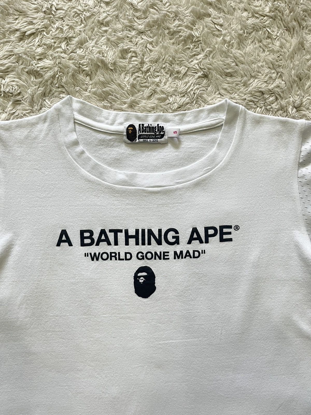 Bape × Nigo SAMPLE PRODUCT💥 bathing ape crop top mesh sleeve Size S / US 4 / IT 40 - 2 Thumbnail
