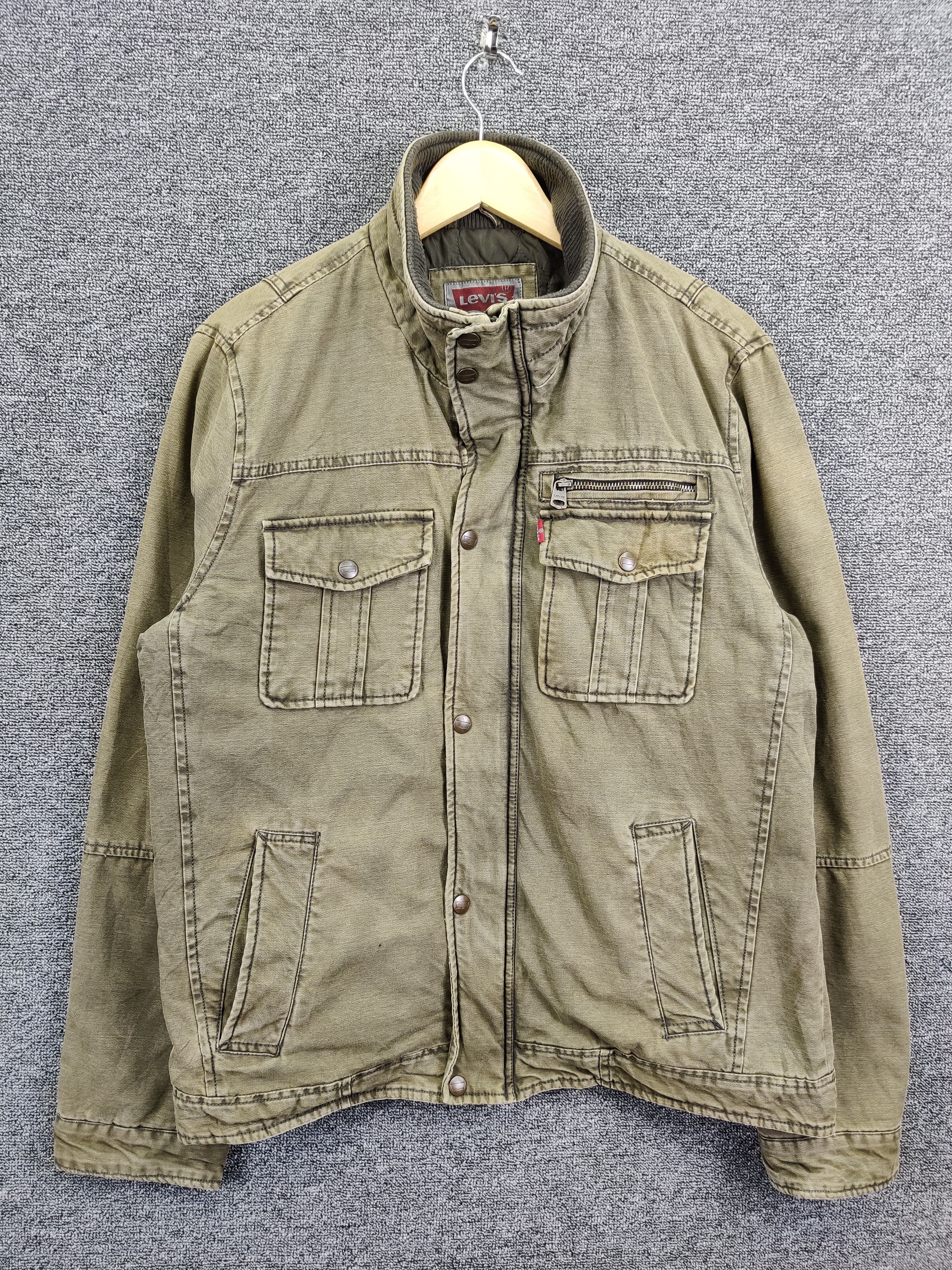 Vintage Levi's Quilted Field Olive Green Jacket