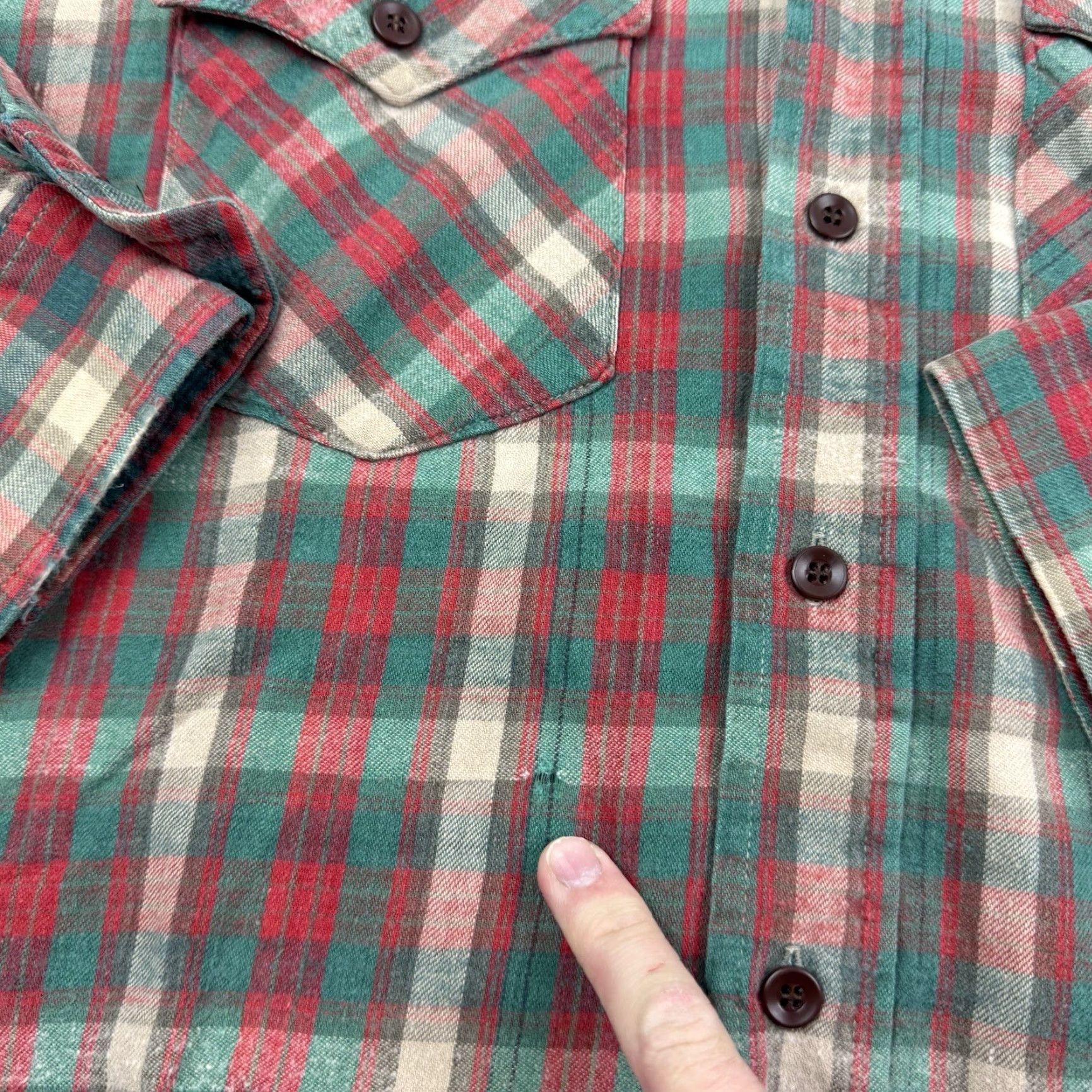 Lee VINTAGE Lee Flannel Button-Up Shirt Adult Large Plaid Hipster Punk Grunge 80s Size US L / EU 52-54 / 3 - 5 Thumbnail