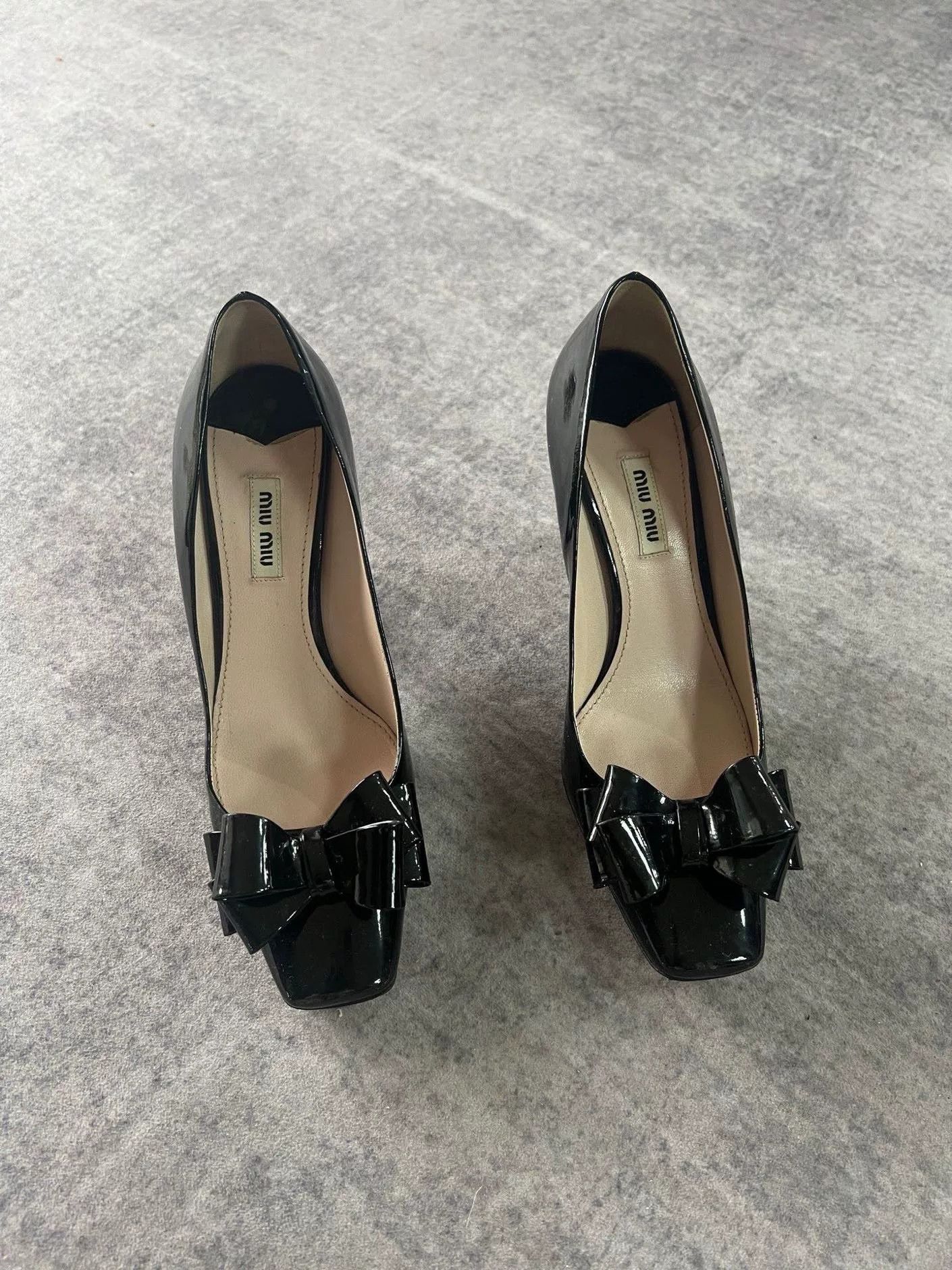 Miu Miu Miu Miu Bow High Heels Size US 7.5 / IT 37.5 - 1 Thumbnail